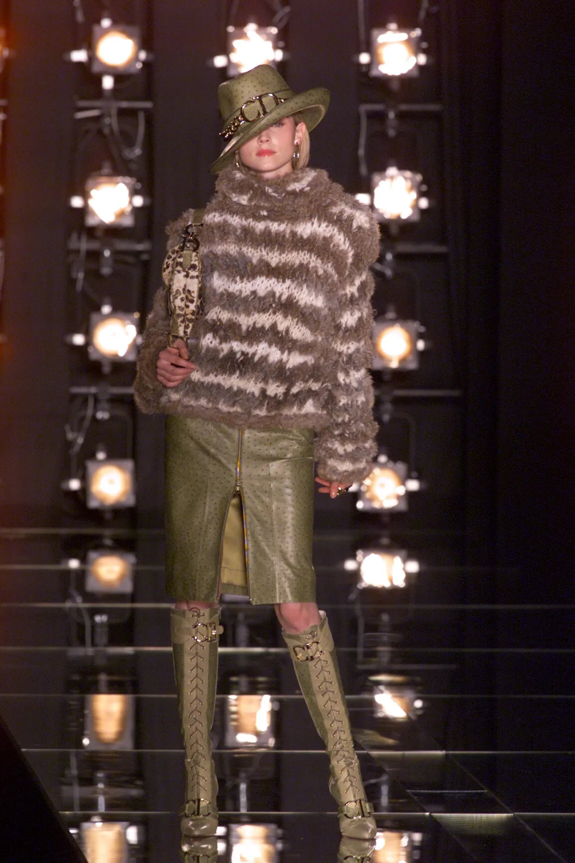Mini Sac Saddle Dior par Galliano - F/W 2000