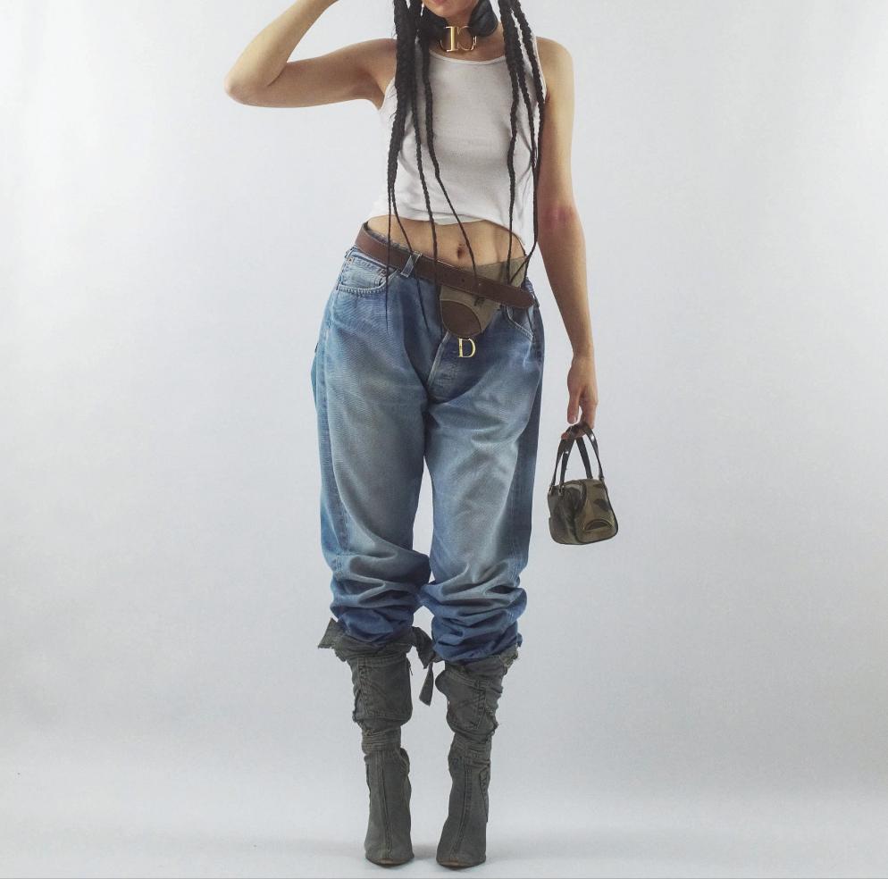 Bottes en denim Dolce & Gabbana - EU37|UK4|US6