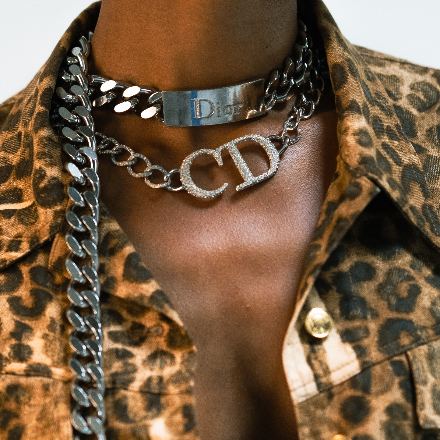 Collier ras de cou "CD" - F/W 2000