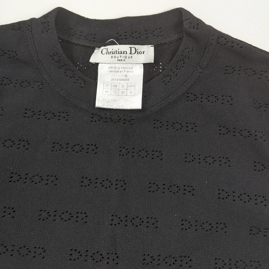 T-shirt manche longue monogramme Dior by Galliano