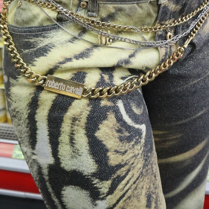 Jeans Roberto Cavalli "tigre" - 2 tailles disponible : M & L