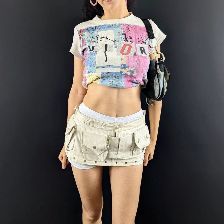 T-shirt rose Dior par Galliano S/S 2003