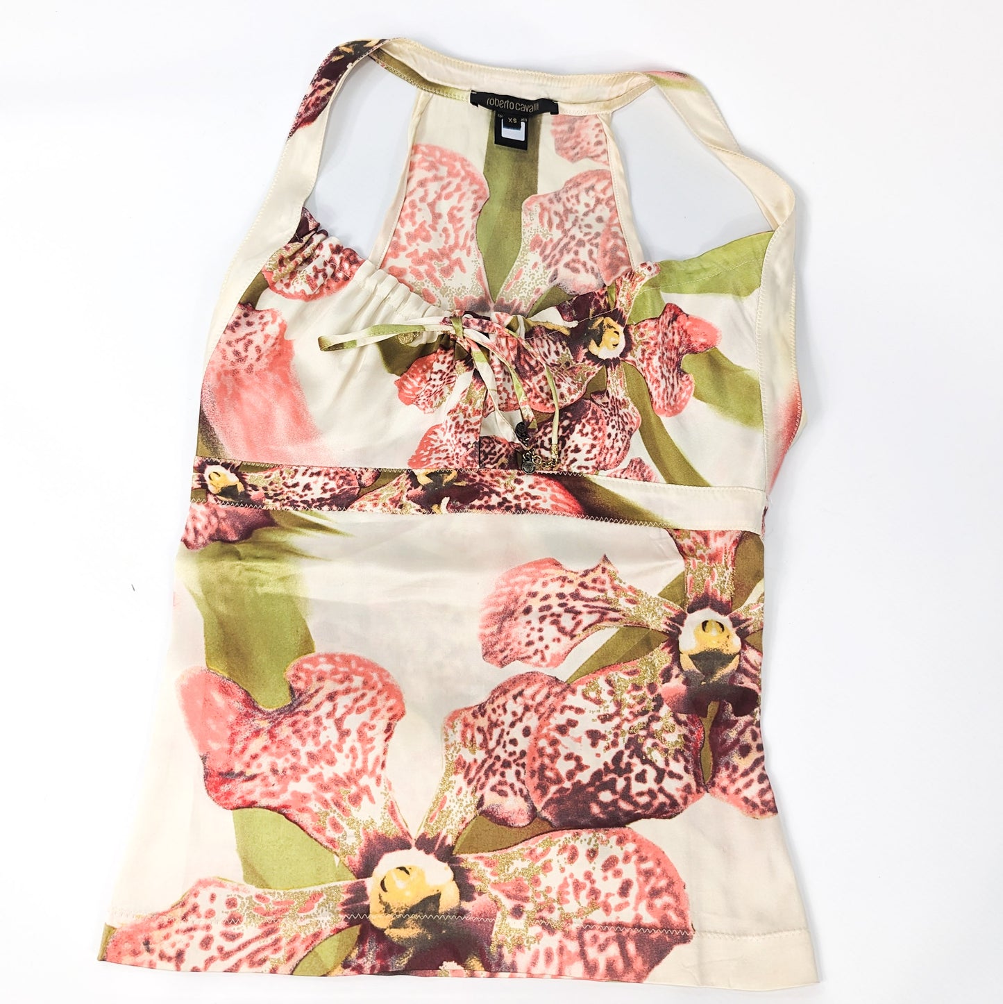 Ensemble en soie Roberto Cavalli fleur