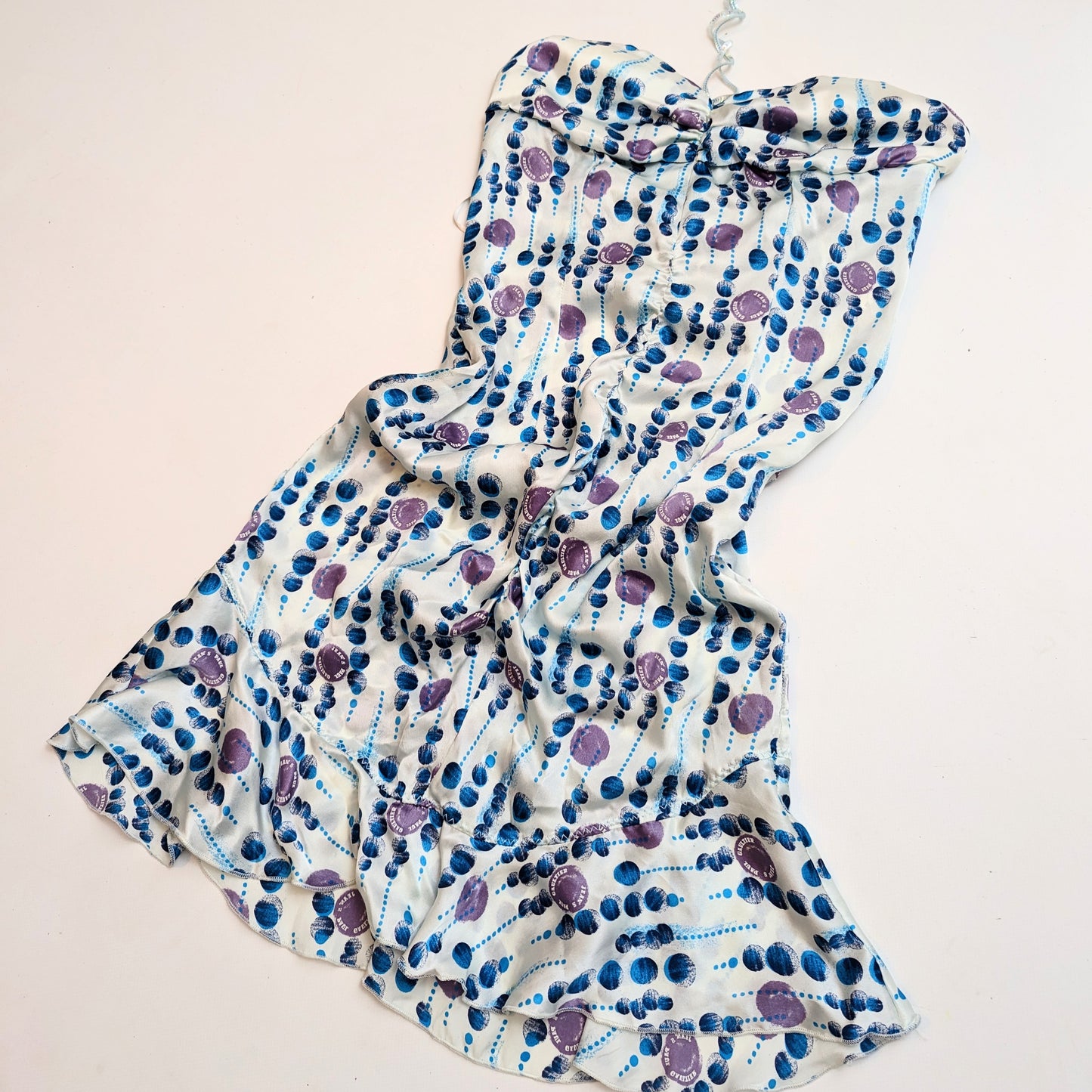 Robe bandeau Jean-Paul Gaultier en soie - M/L