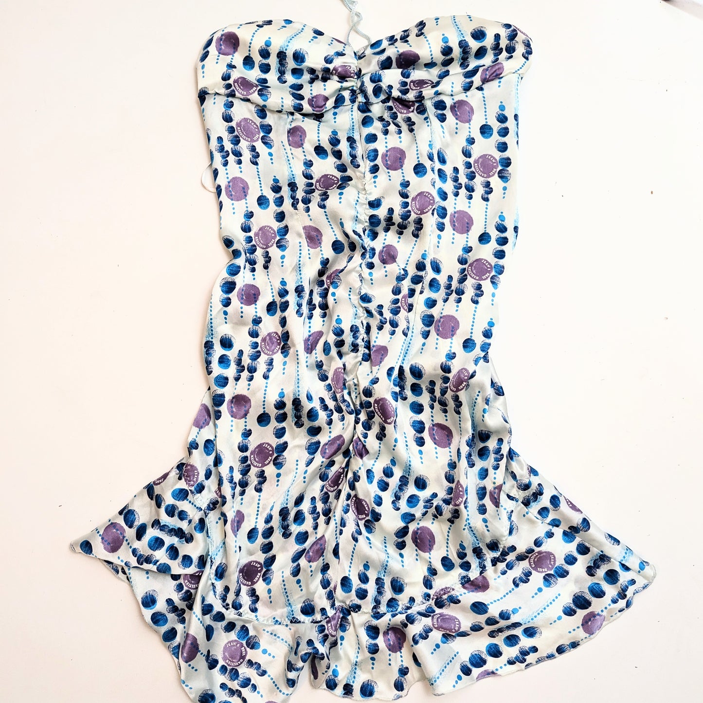 Robe bandeau Jean-Paul Gaultier en soie - M/L