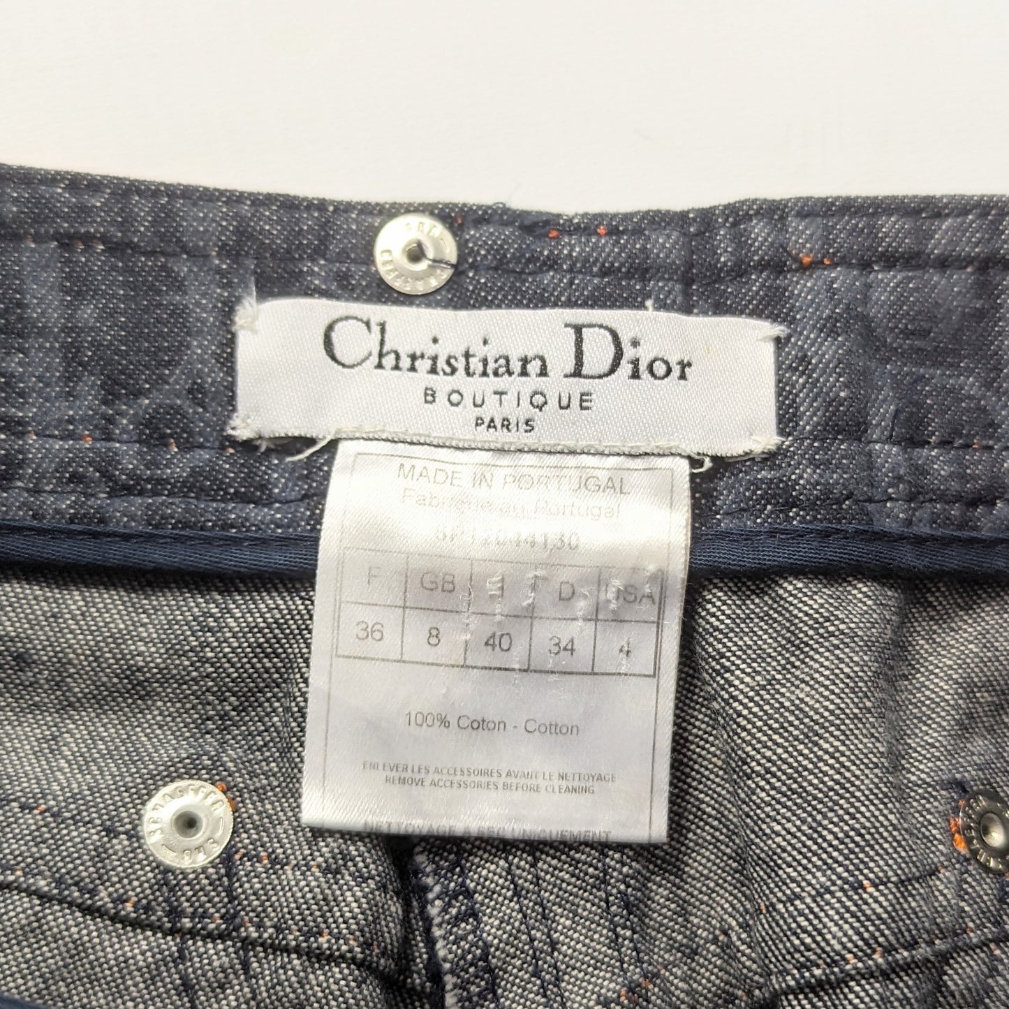 Jeans monogramme Dior par Galliano S/S 2006 - S