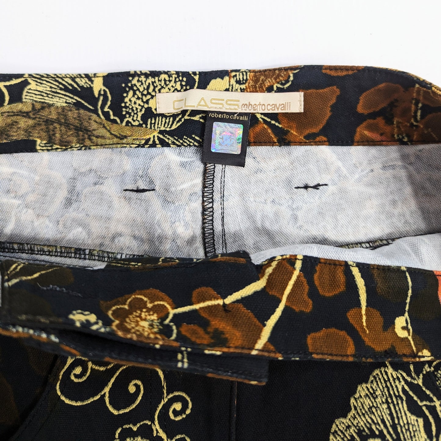 Pantalon à imprimé psychédélique Roberto Cavalli - M