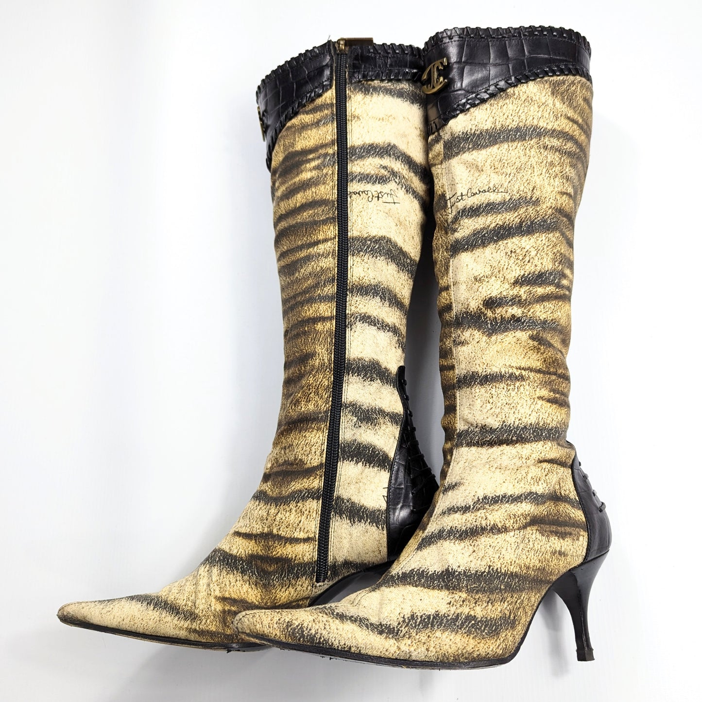 Bottes Cavalli imprimé tigre - EU36|UK3,5|US5