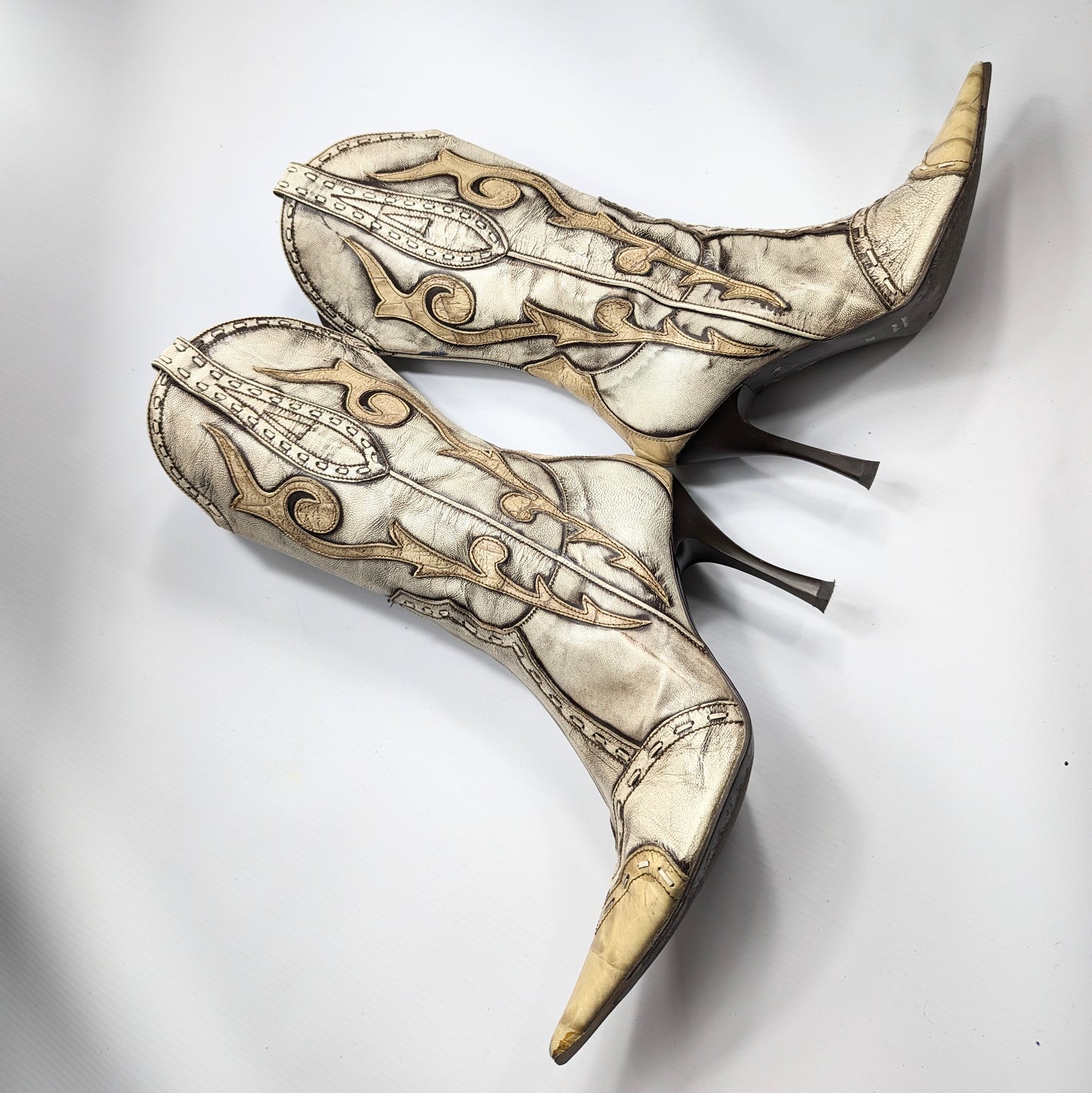 Bottes vintage style cow boy - EU38|UK5|US6,5
