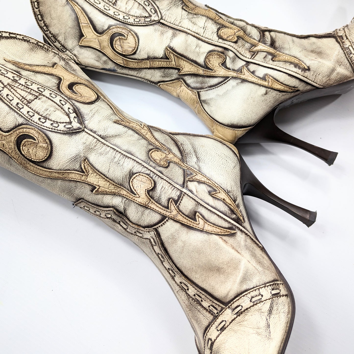 Bottes vintage style cow boy - EU38|UK5|US6,5