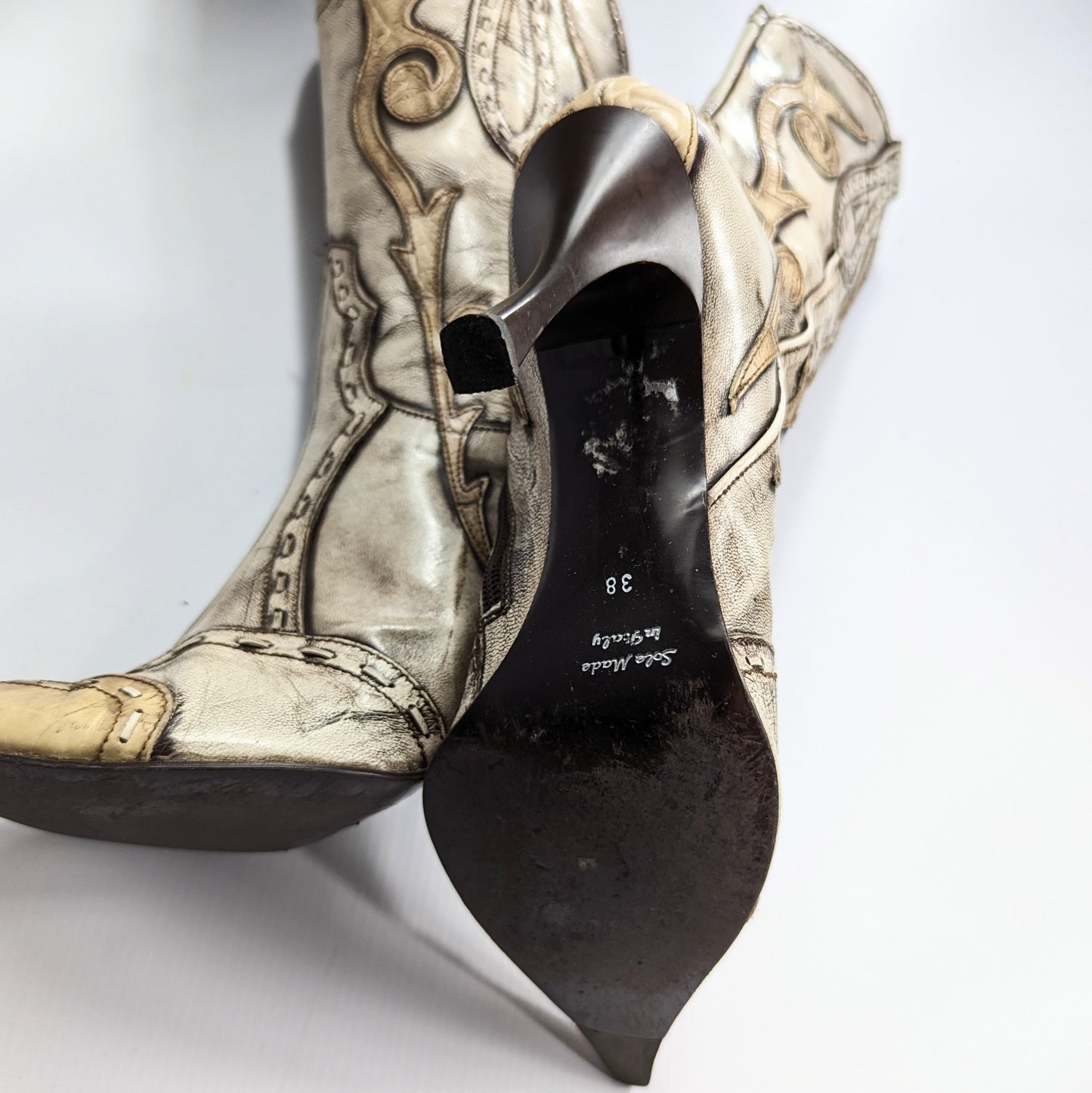 Bottes vintage style cow boy - EU38|UK5|US6,5