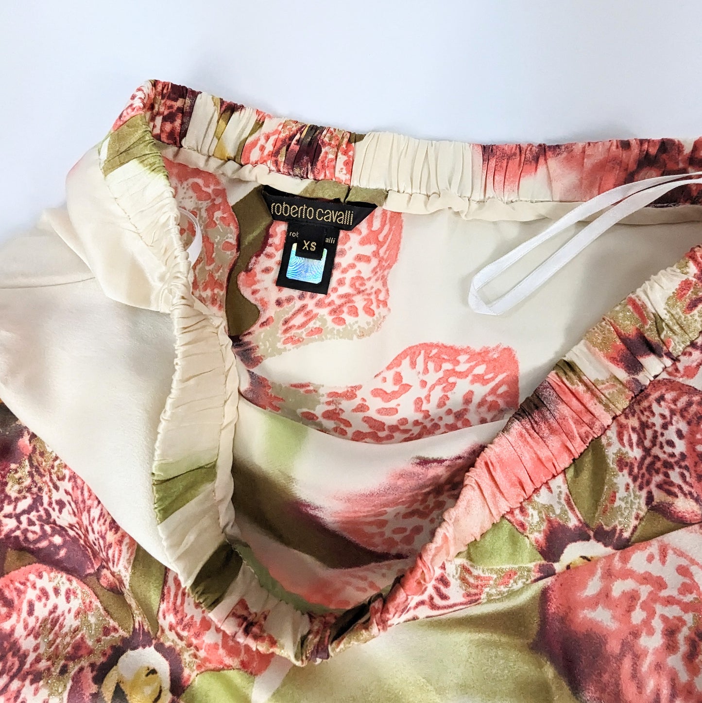 Ensemble en soie Roberto Cavalli fleur