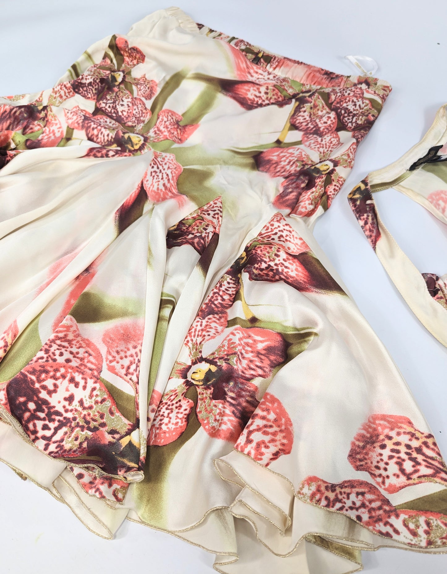 Ensemble en soie Roberto Cavalli fleur