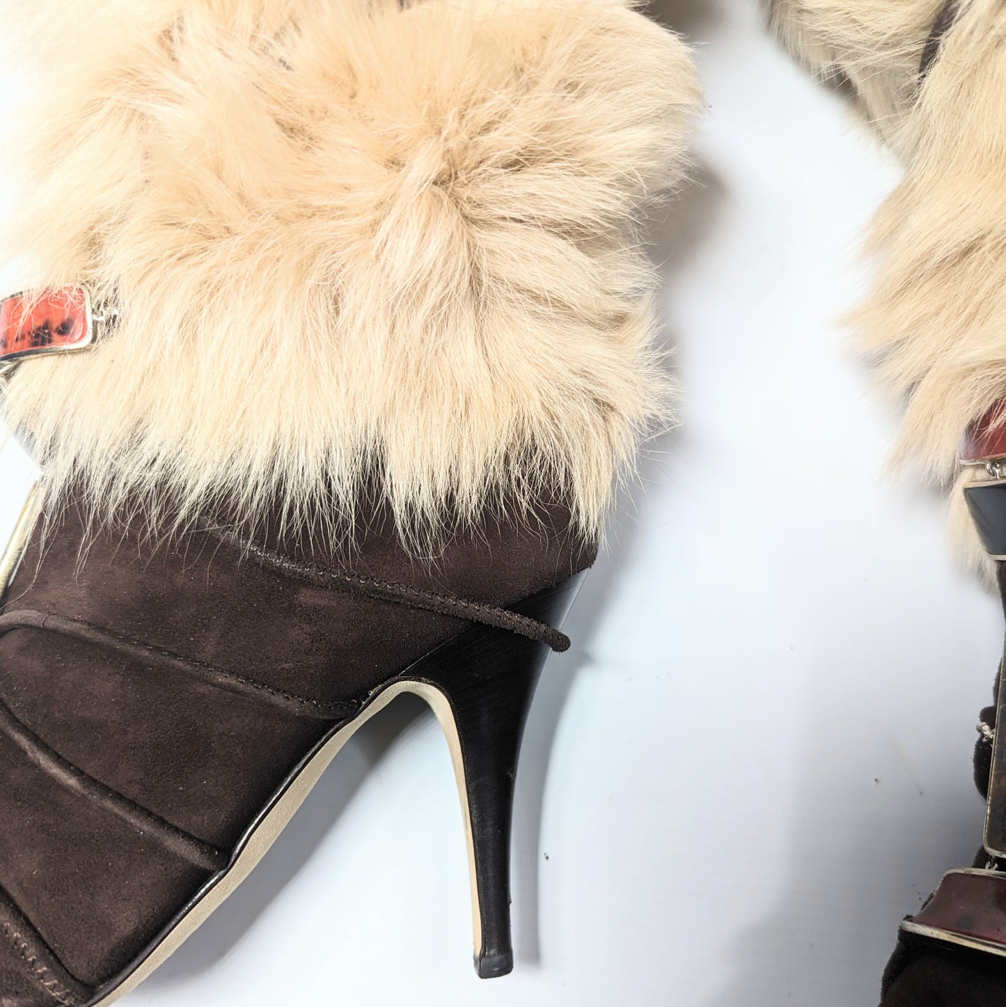 Bottes Giuseppe Zanotti en fourrure - EU40|7UK|9US