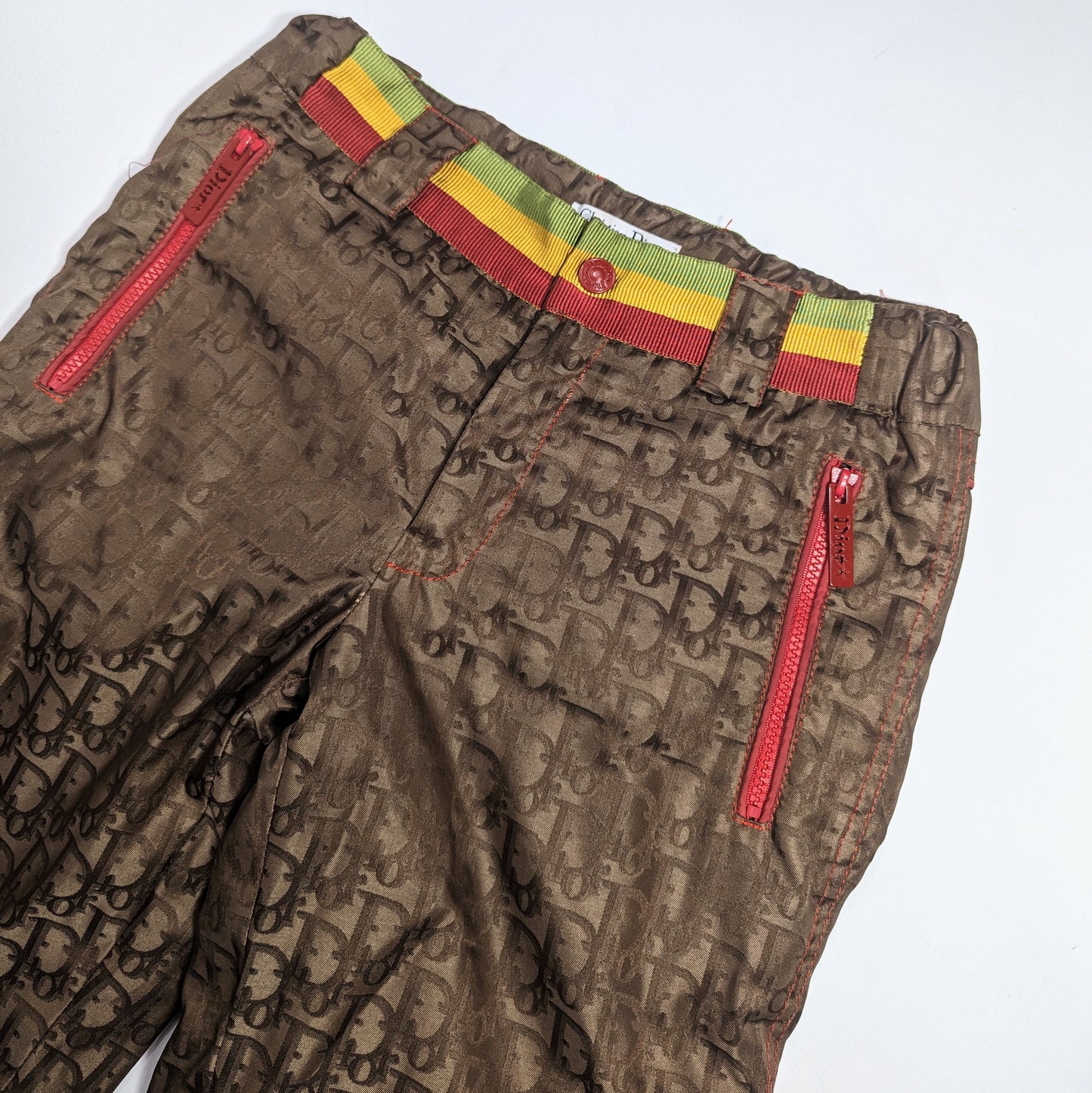 Pantalon Dior by Galliano monogramme Rasta