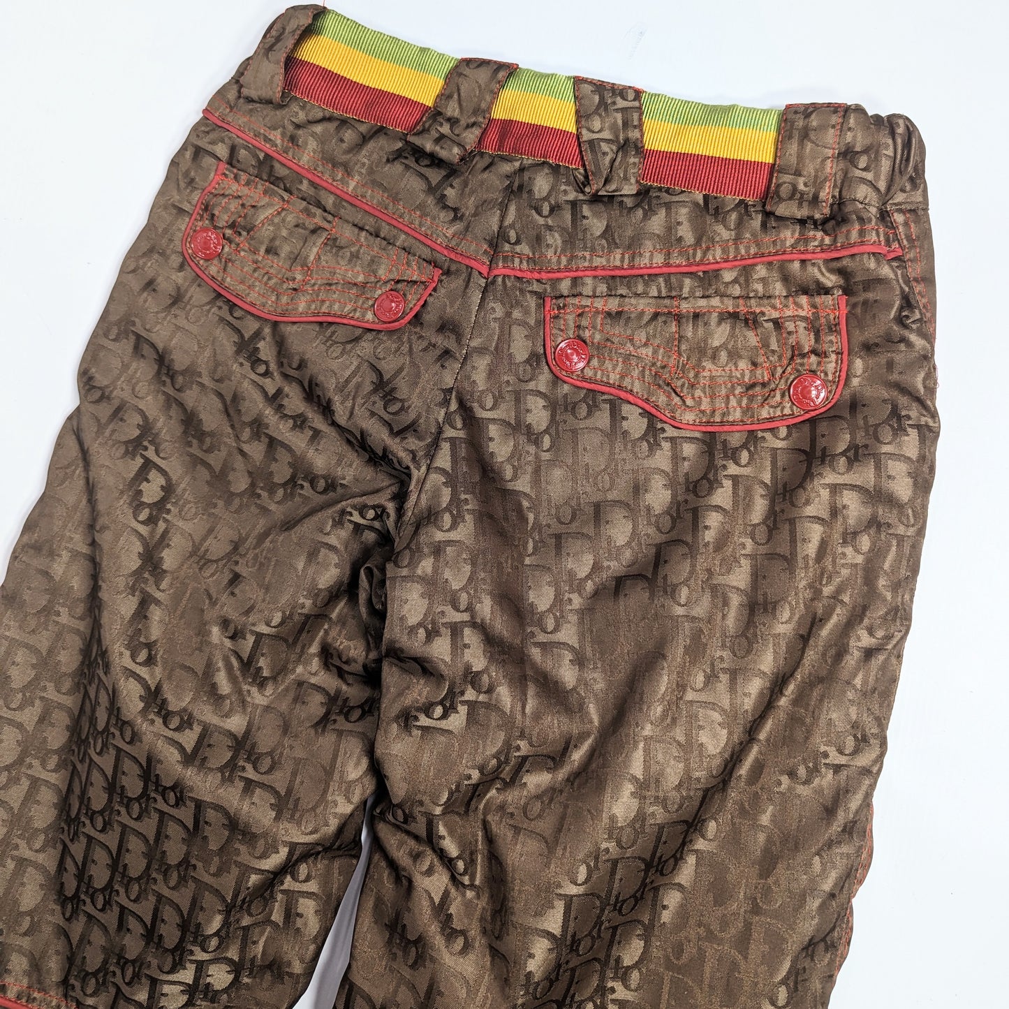 Pantalon Dior by Galliano monogramme Rasta