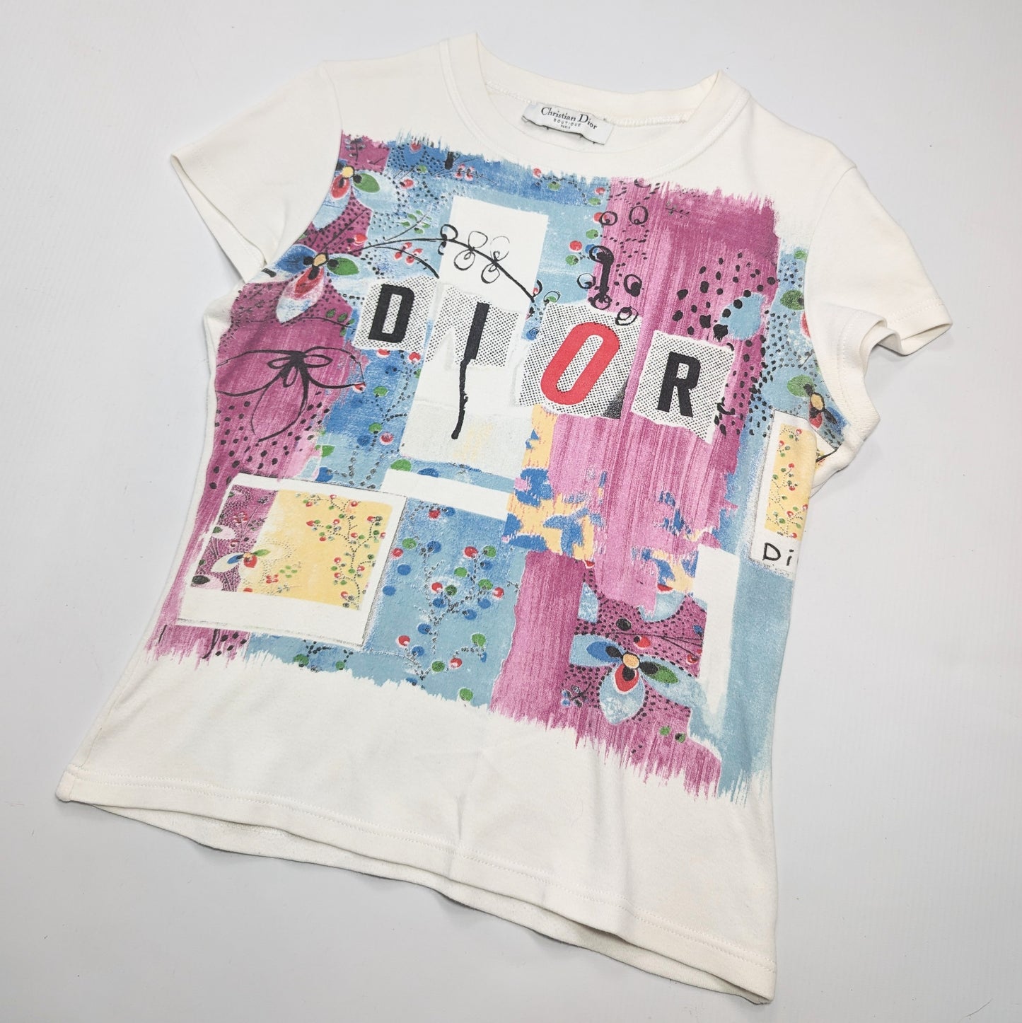T-shirt rose Dior par Galliano S/S 2003