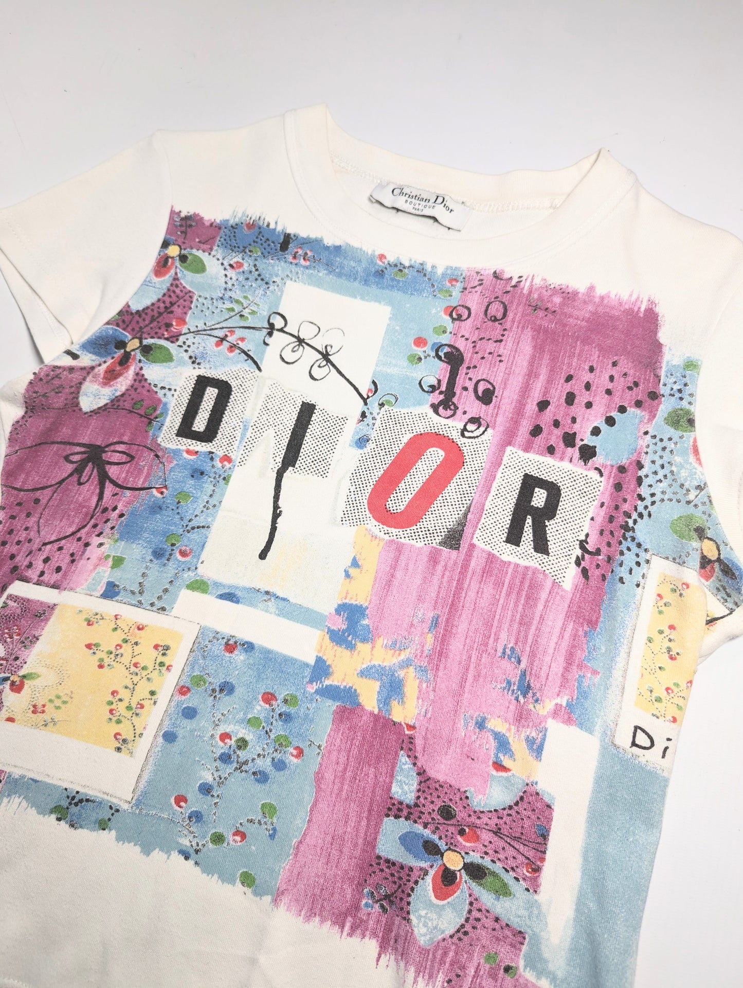 T-shirt rose Dior par Galliano S/S 2003