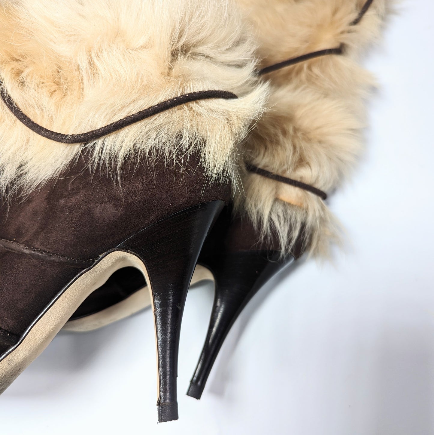Bottes Giuseppe Zanotti en fourrure - EU40|7UK|9US