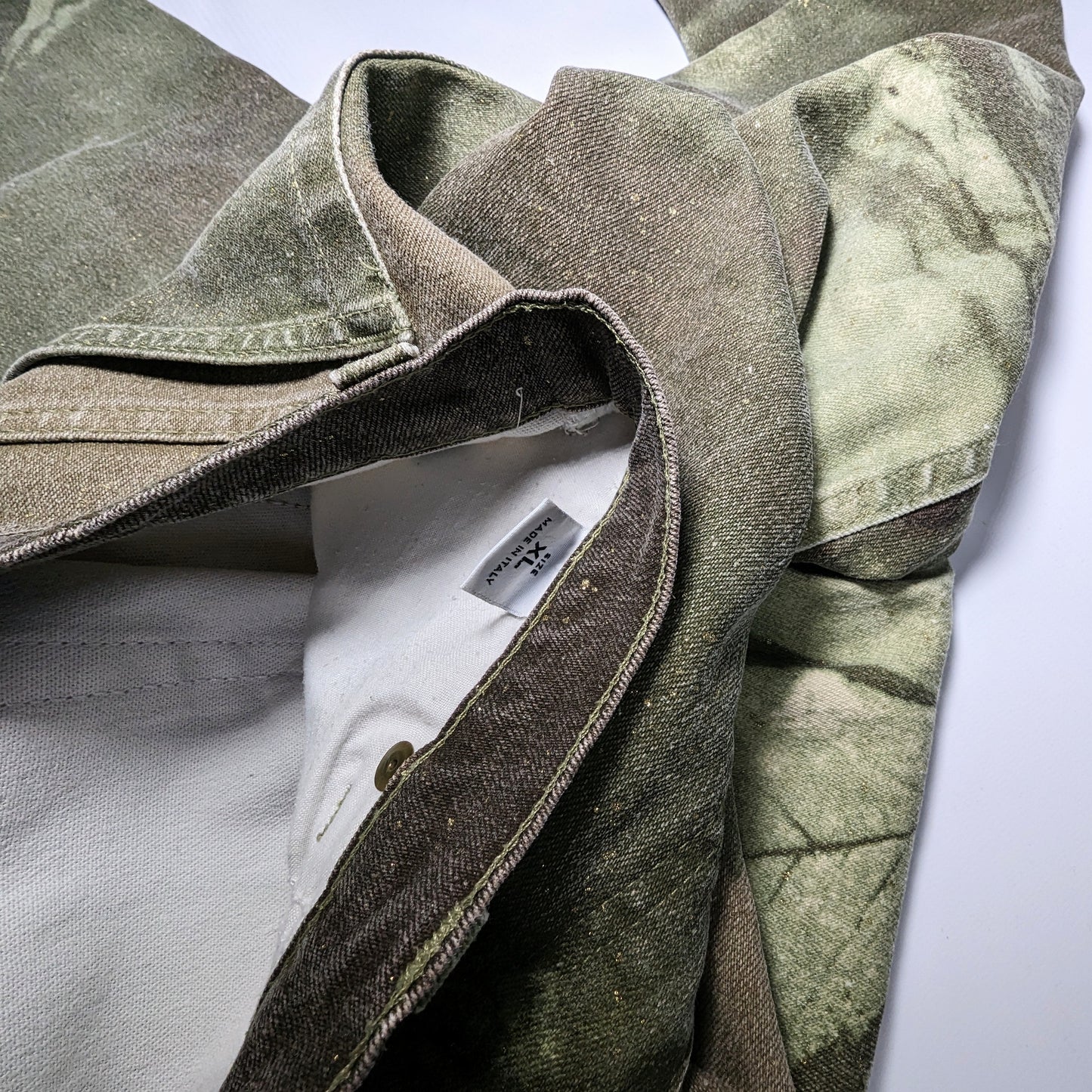 Pantalon Roberto Cavalli à imprimé cannabis