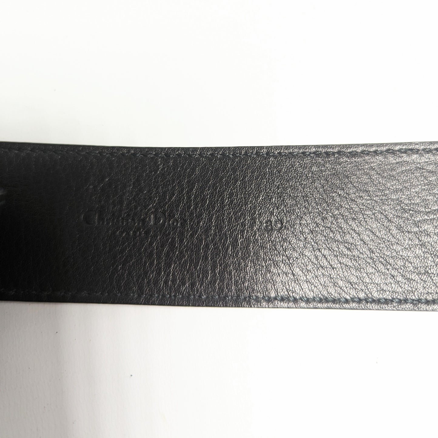 Ceinture noire Dior by Galliano Peace and love - S/S 2005