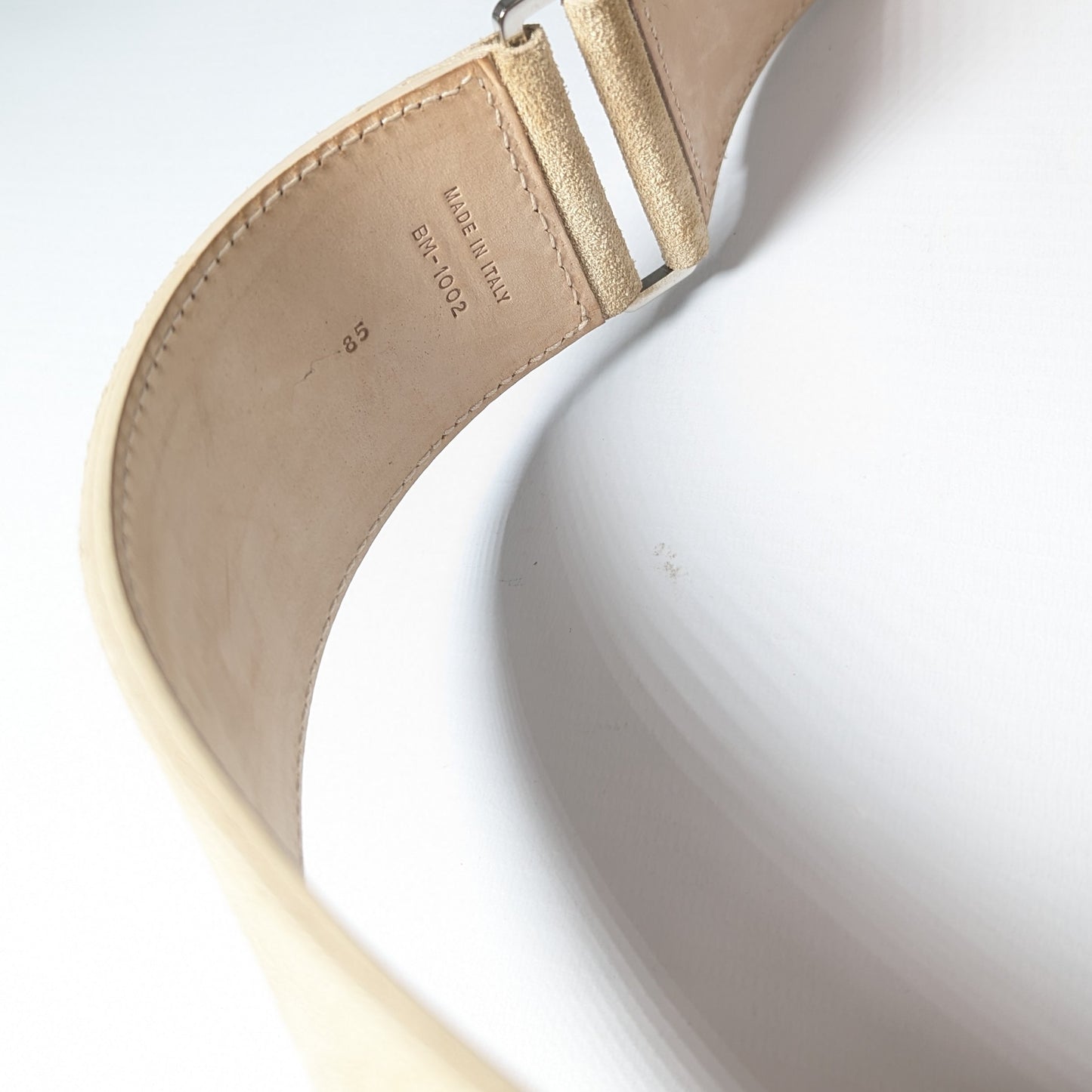 Ceinture large beige lacet Dior par Galliano - F/W 2002