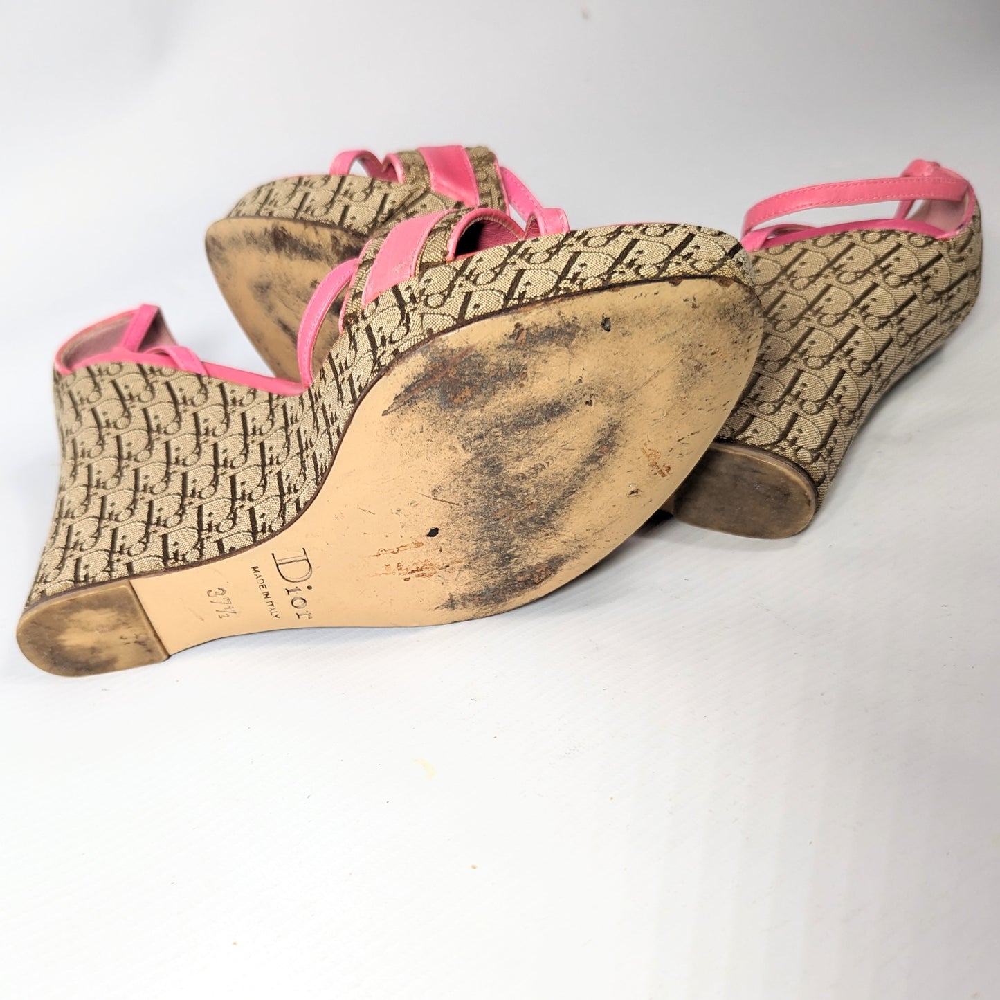 Sandales Dior par Galliano monogramme - EU37,5|UK4,5|US6,5