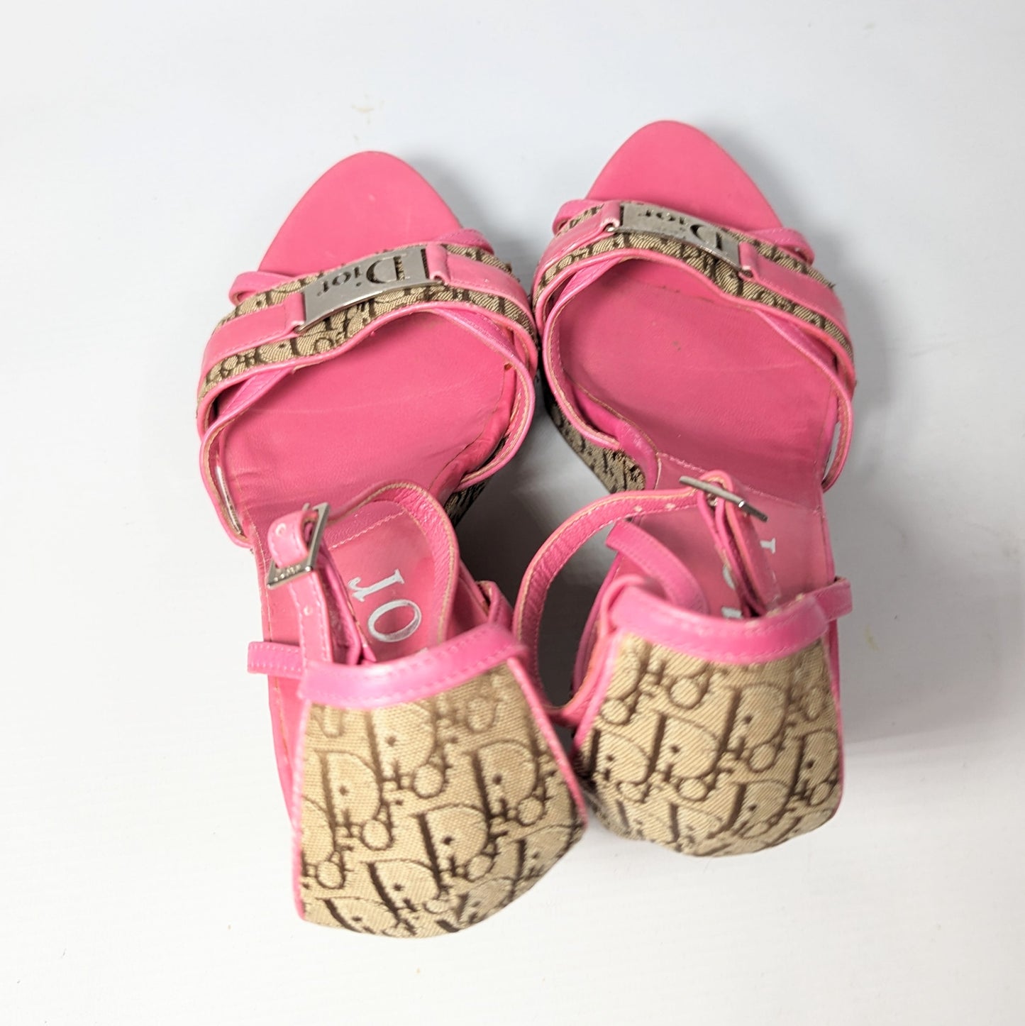 Sandales Dior par Galliano monogramme - EU37,5|UK4,5|US6,5