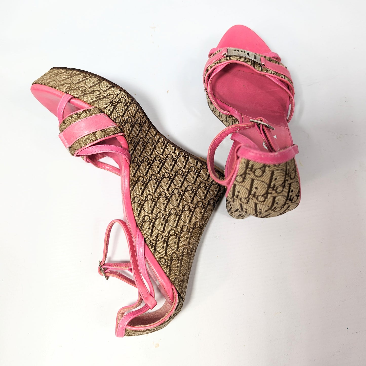 Sandales Dior par Galliano monogramme - EU37,5|UK4,5|US6,5