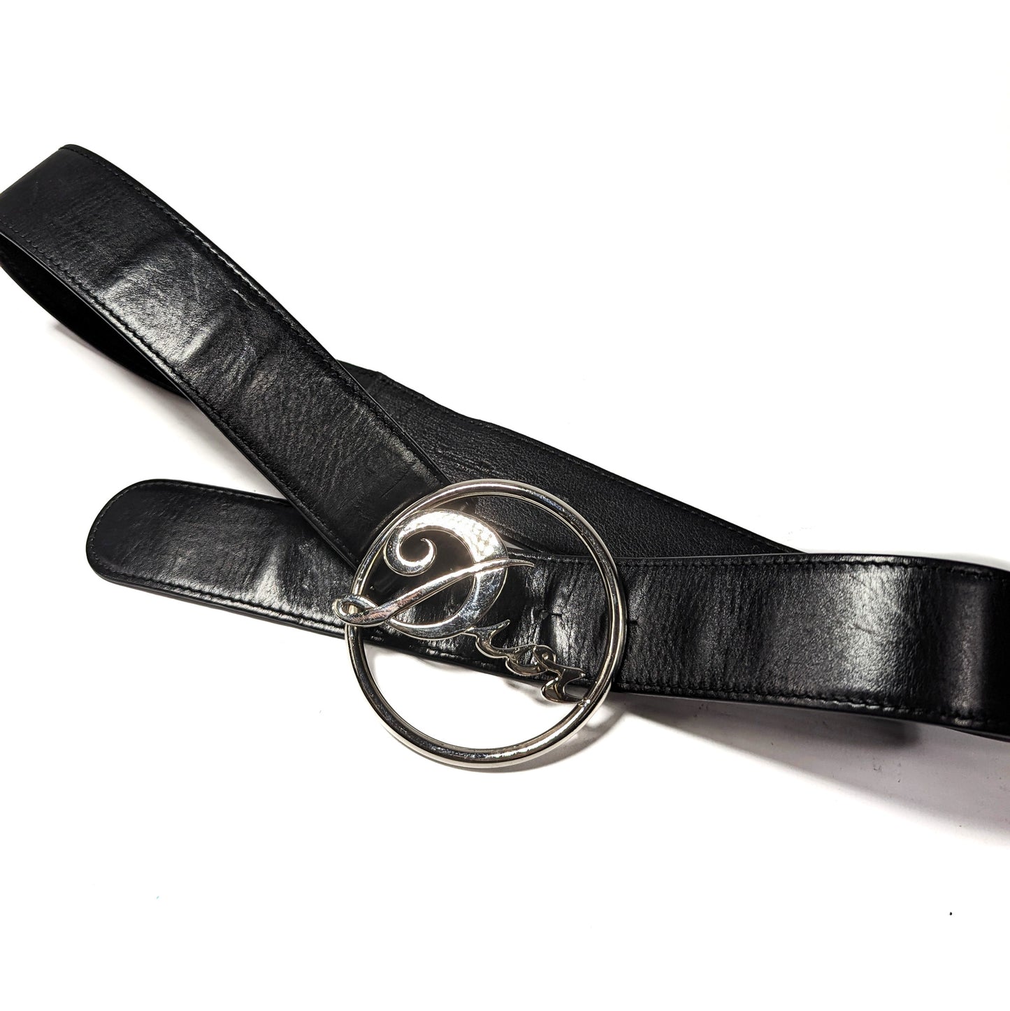 Ceinture Dior par Galliano logo - Winter 2004