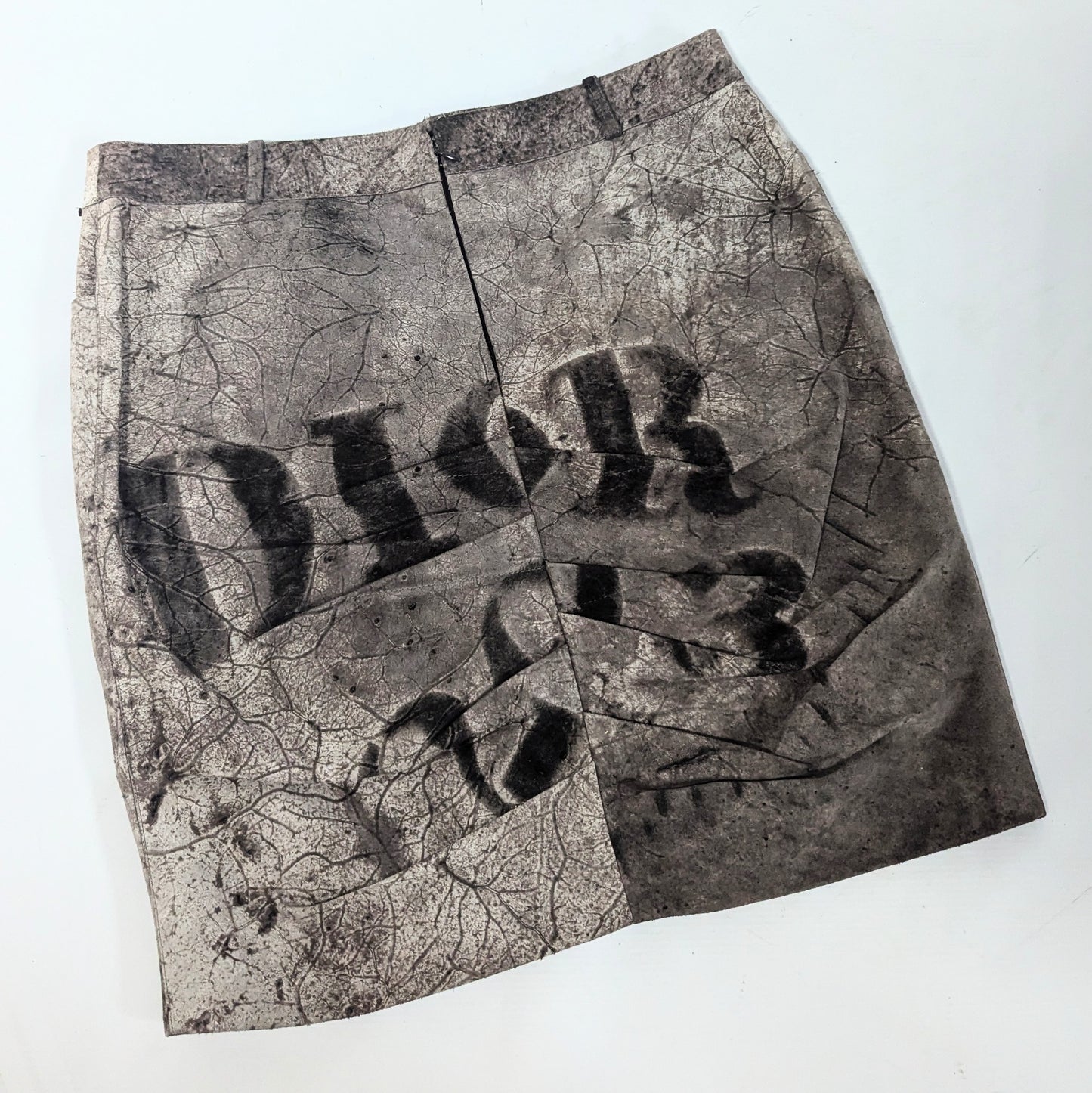 Jupe en cuir Dior par Galliano F/W 2003 - L
