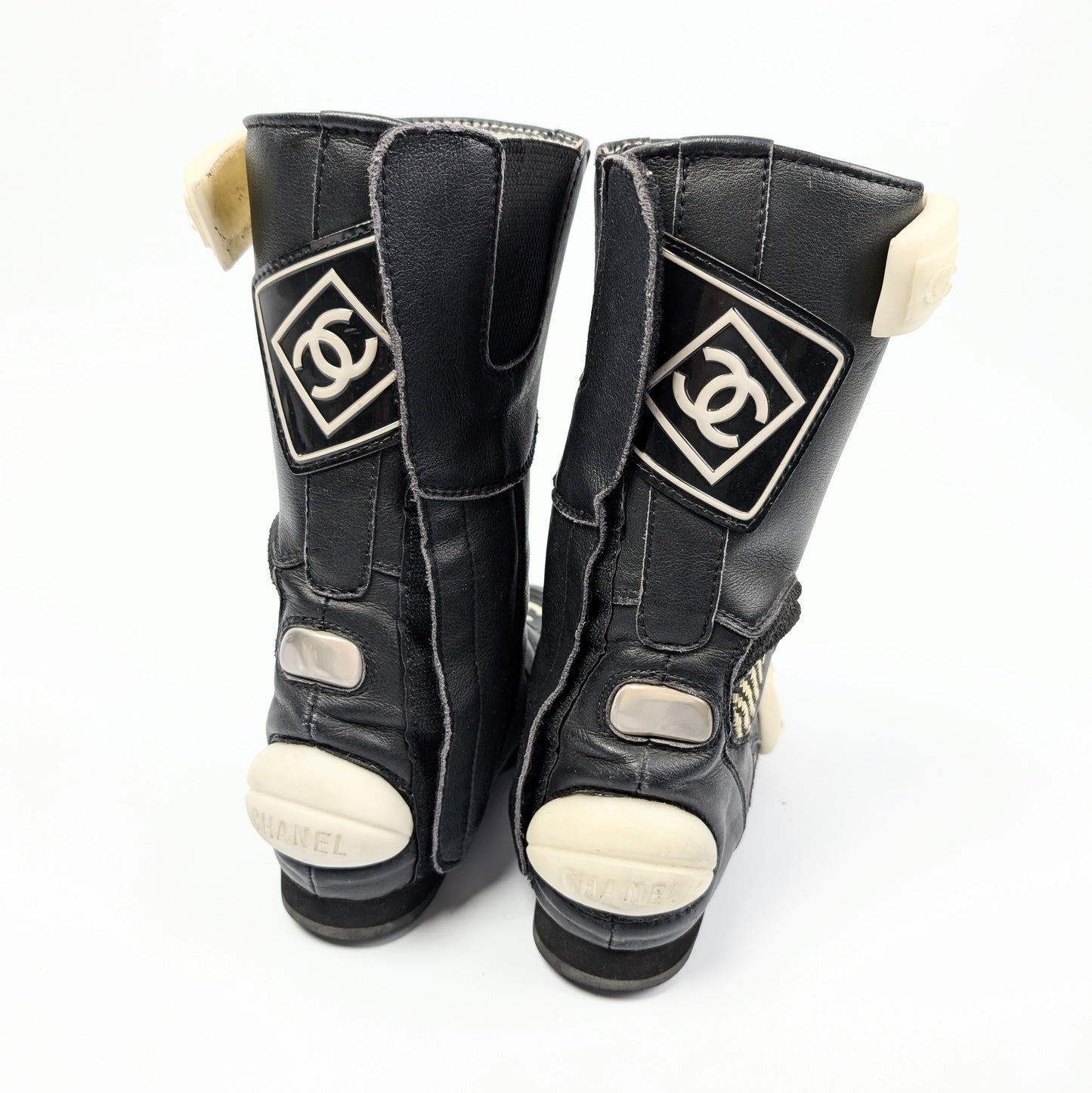 Bottes Chanel motobike - EU37|UK4|US6