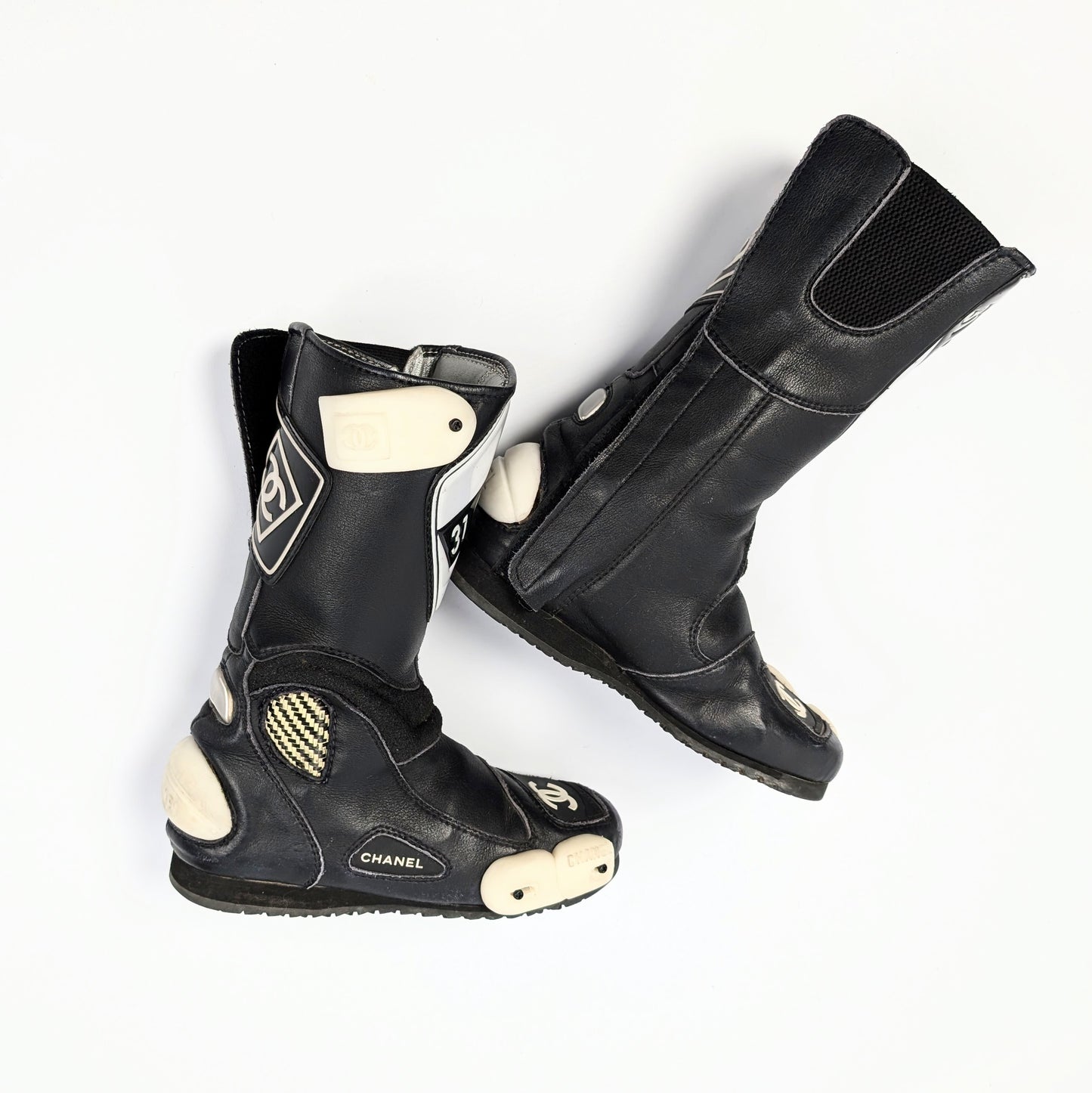Bottes Chanel motobike - EU37|UK4|US6