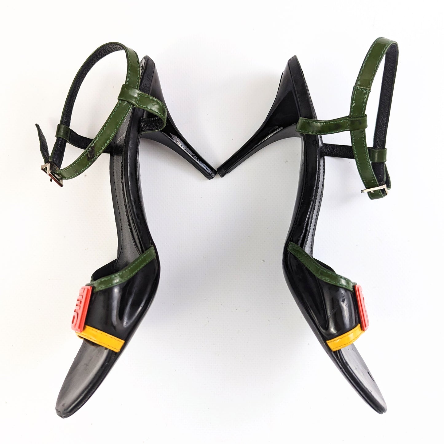 Sandales Fendi tricolore - EU37|UK4|US6