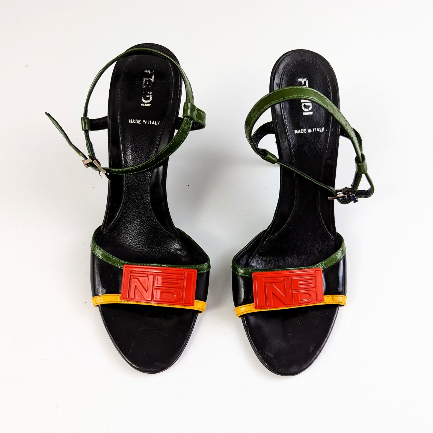 Sandales Fendi tricolore - EU37|UK4|US6
