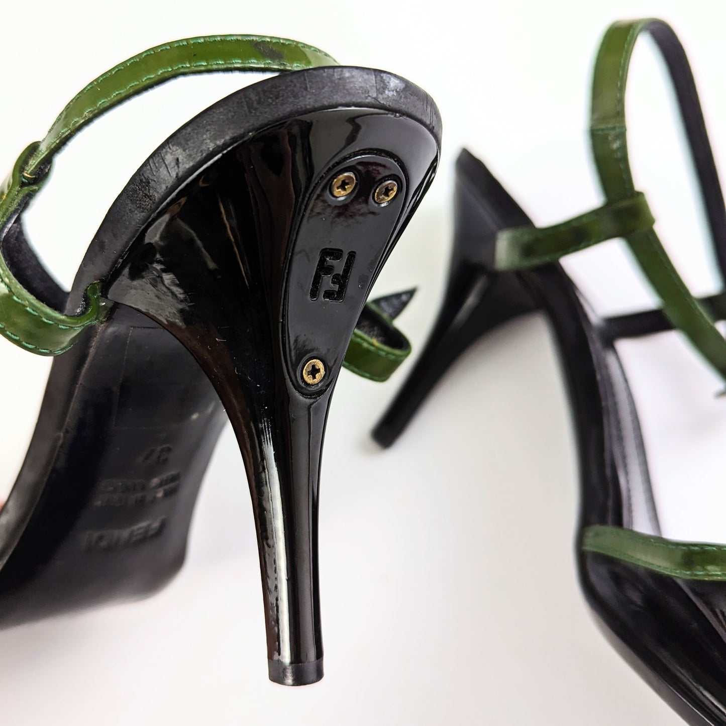 Sandales Fendi tricolore - EU37|UK4|US6