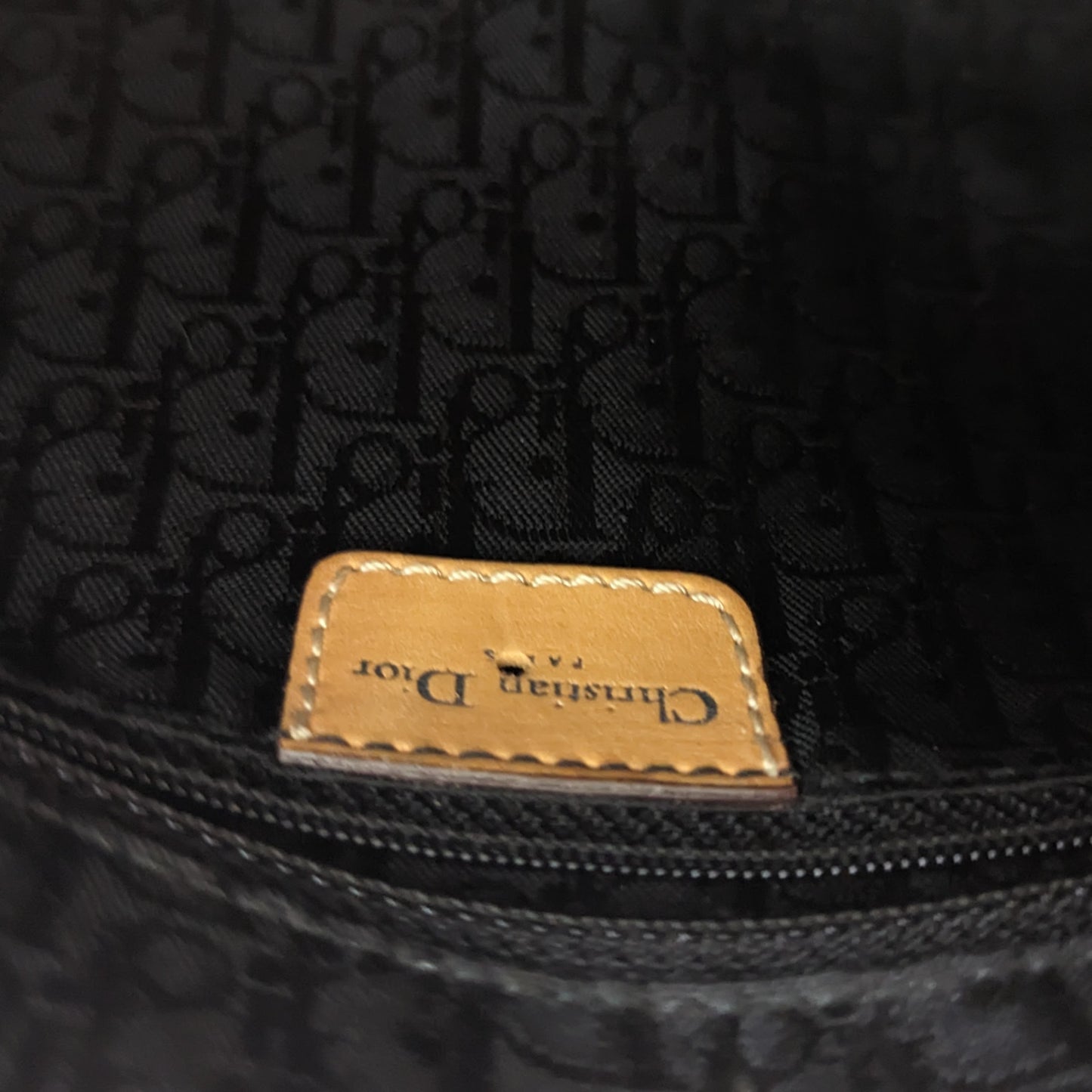 Sac boston Bowling en cuir harlequin collection Golf Dior par Galliano