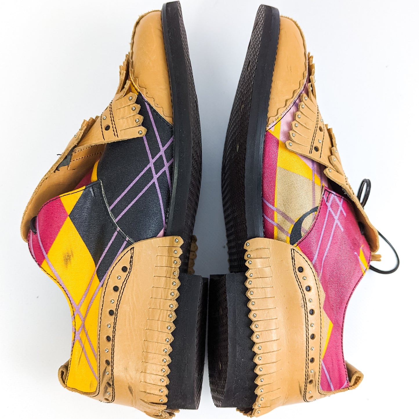 Mocassins harlequin Dior par Galliano A/W 2004 - FR38,5|5,5UK|8,5US
