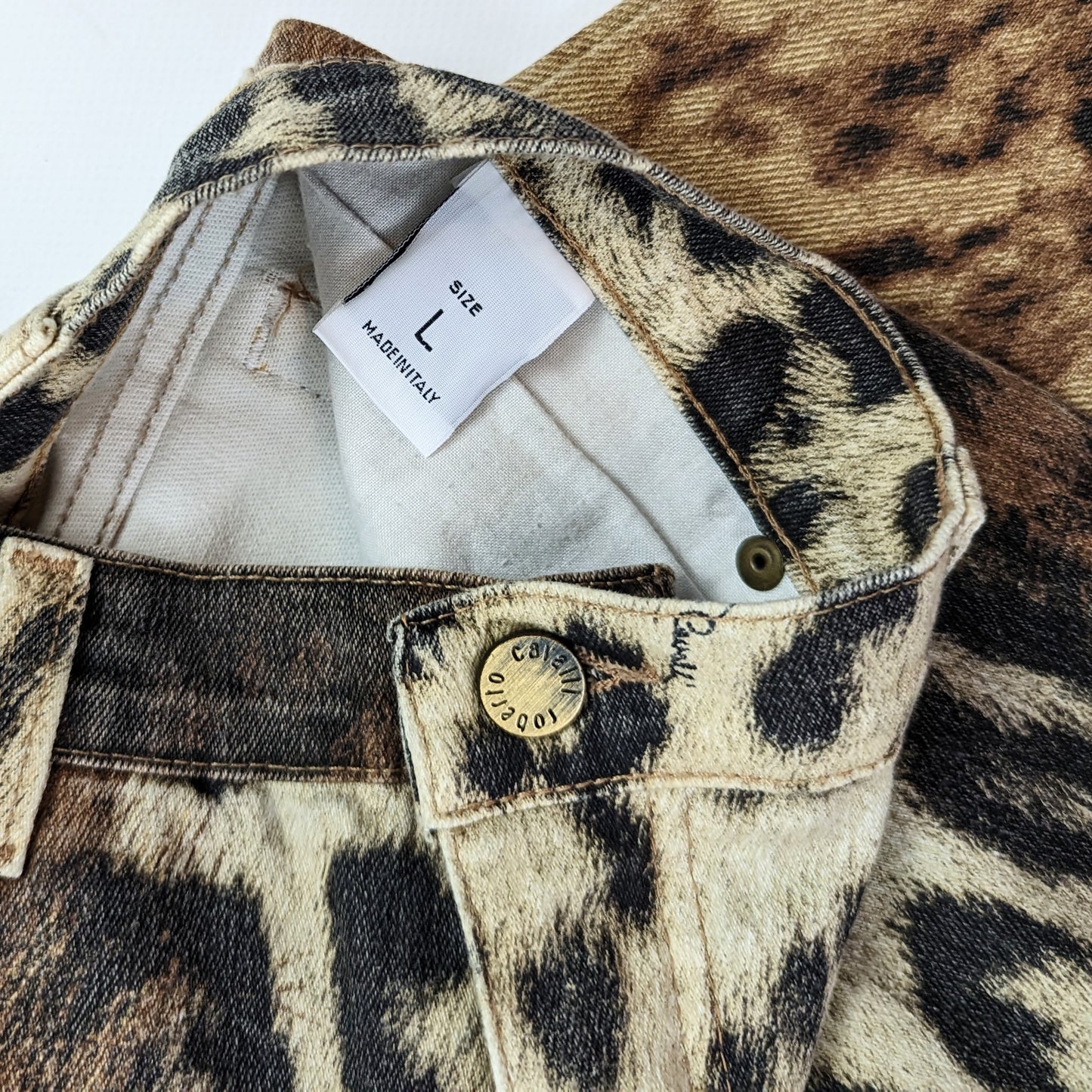 Jeans Roberto Cavalli motif animal - M/L