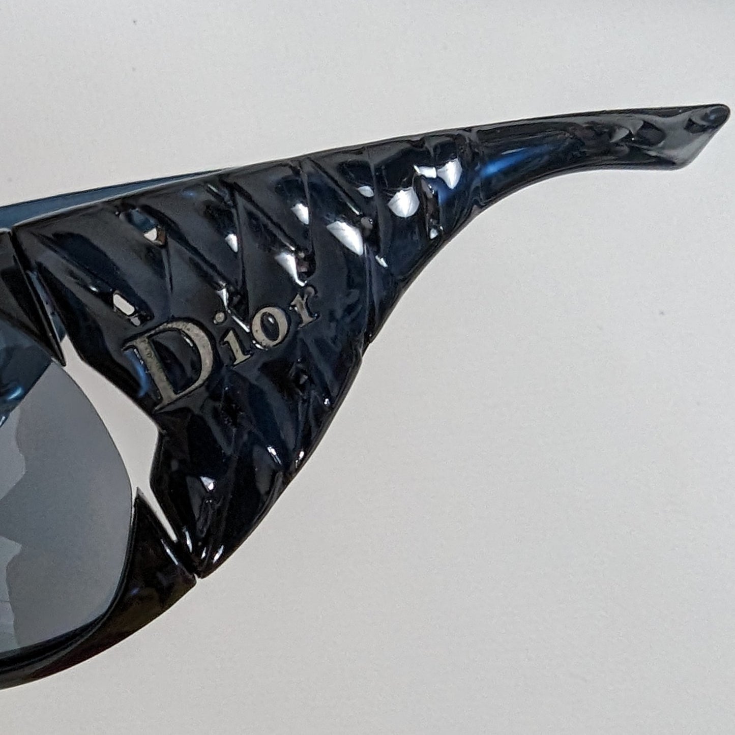Dior blue "Ribbon" mask glasses