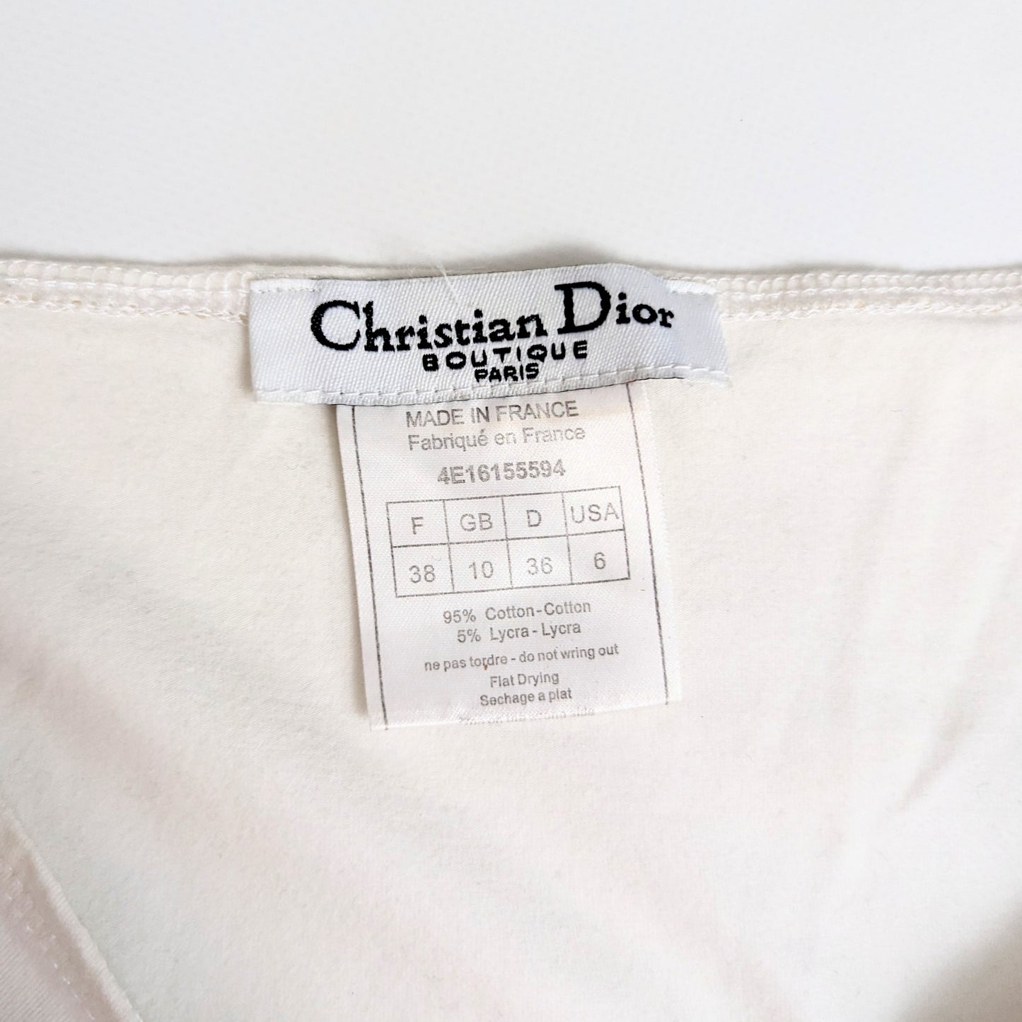 Ensemble top et micro short à strass - Dior par Galliano