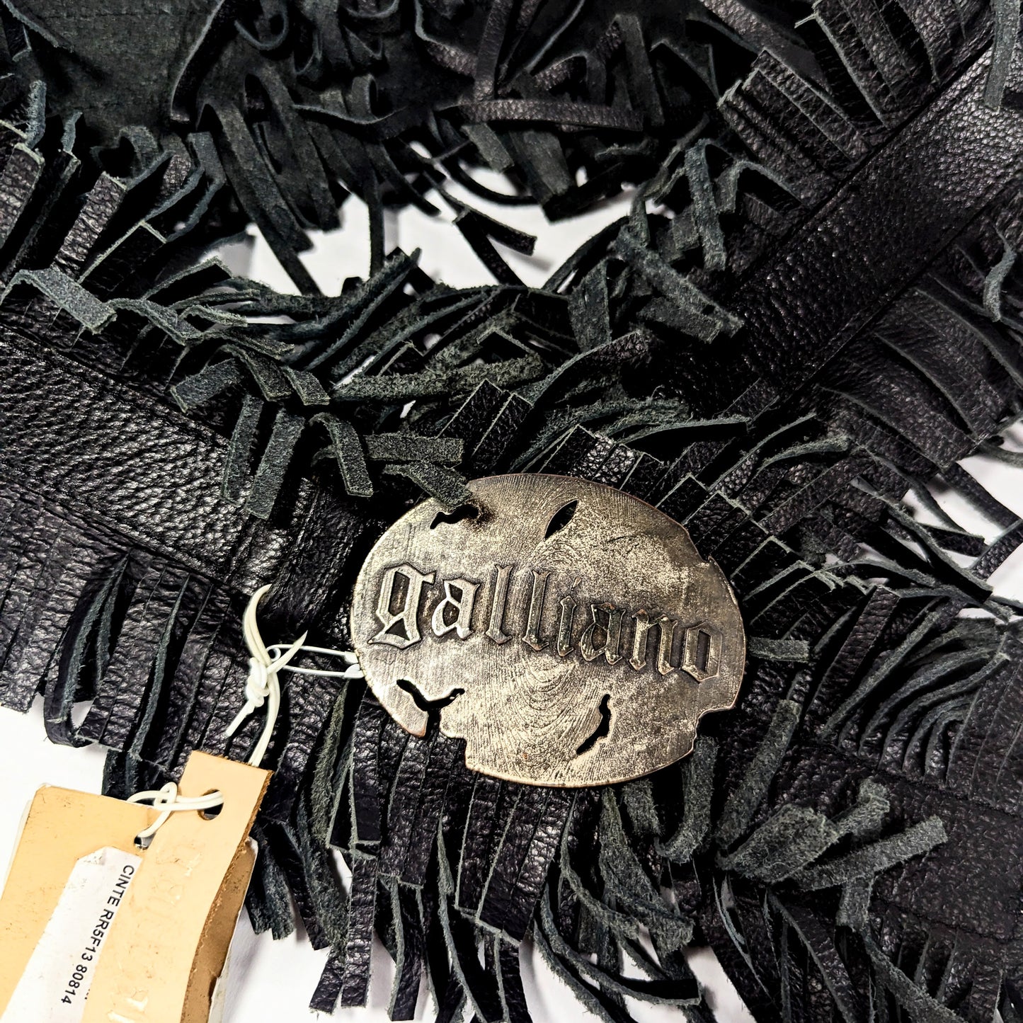 Ceinture Dior par Galliano à frange
