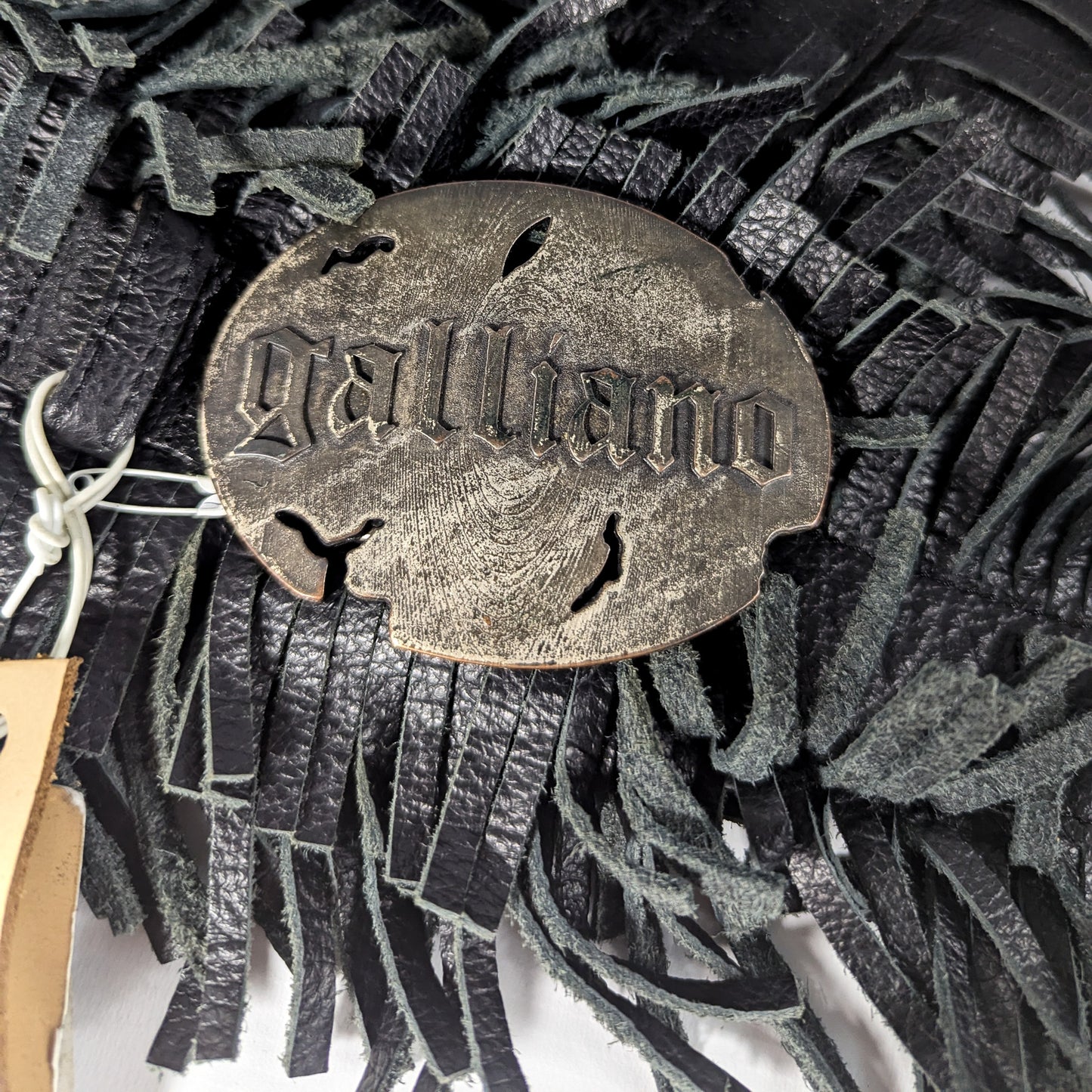 Ceinture Dior par Galliano à frange