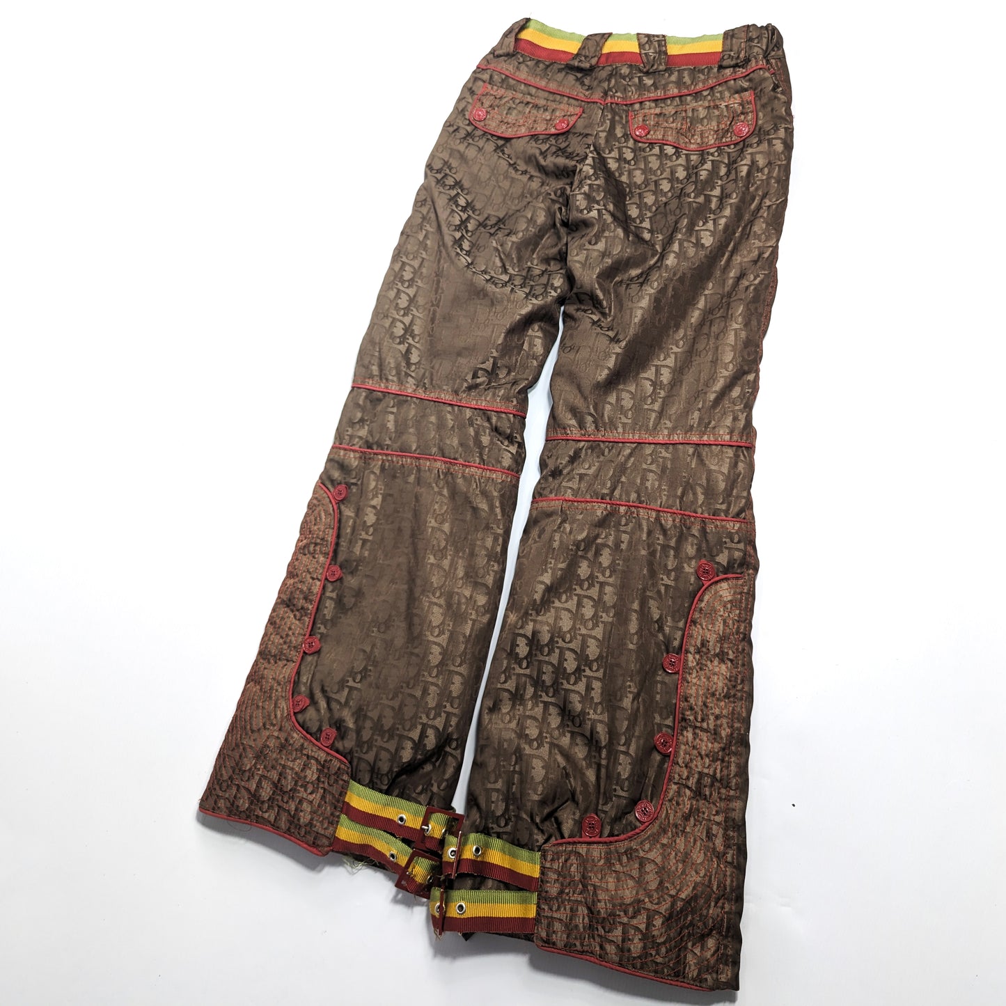Pantalon Dior by Galliano monogramme Rasta