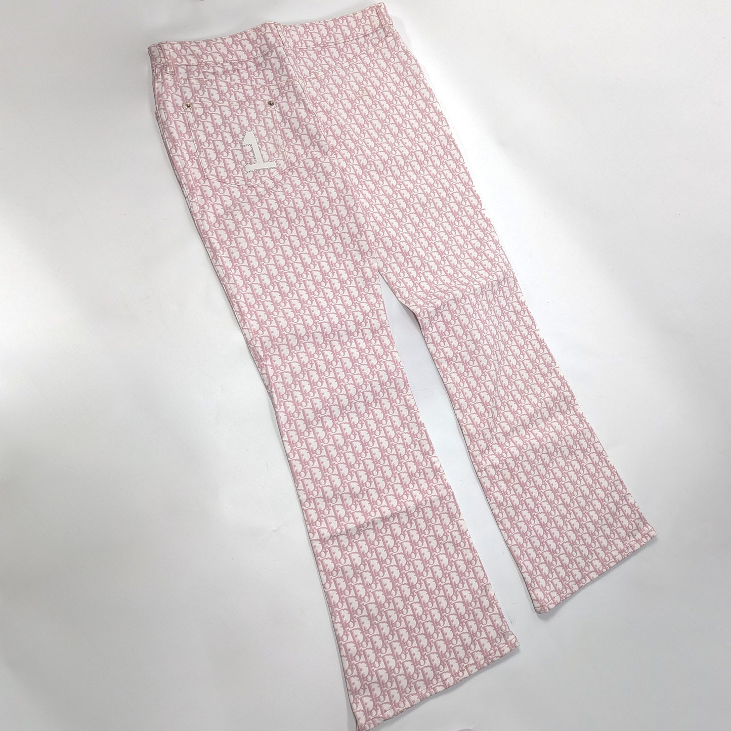Pantalon monogramme rose - S/S 2002 - L