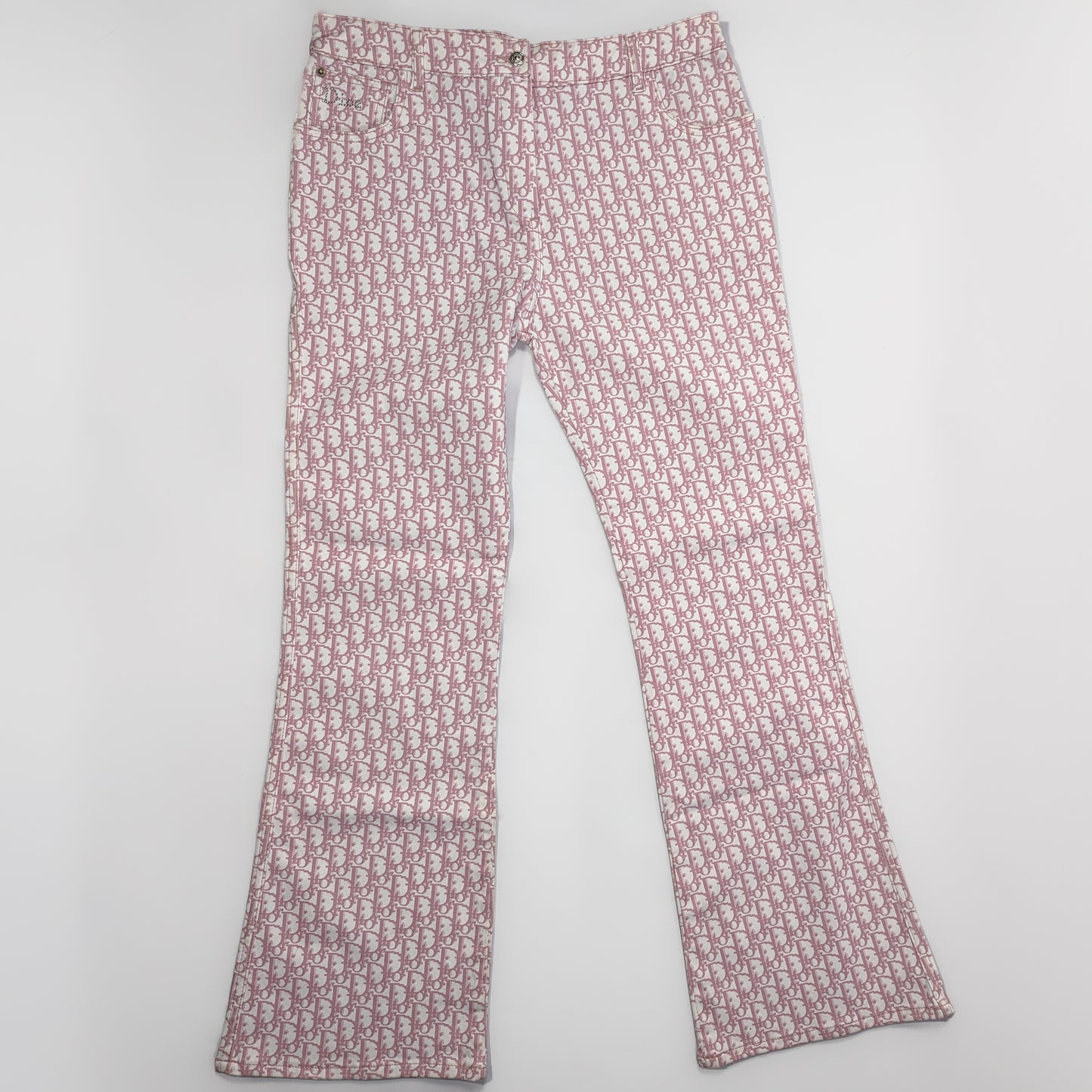 Pantalon monogramme rose - S/S 2002 - L