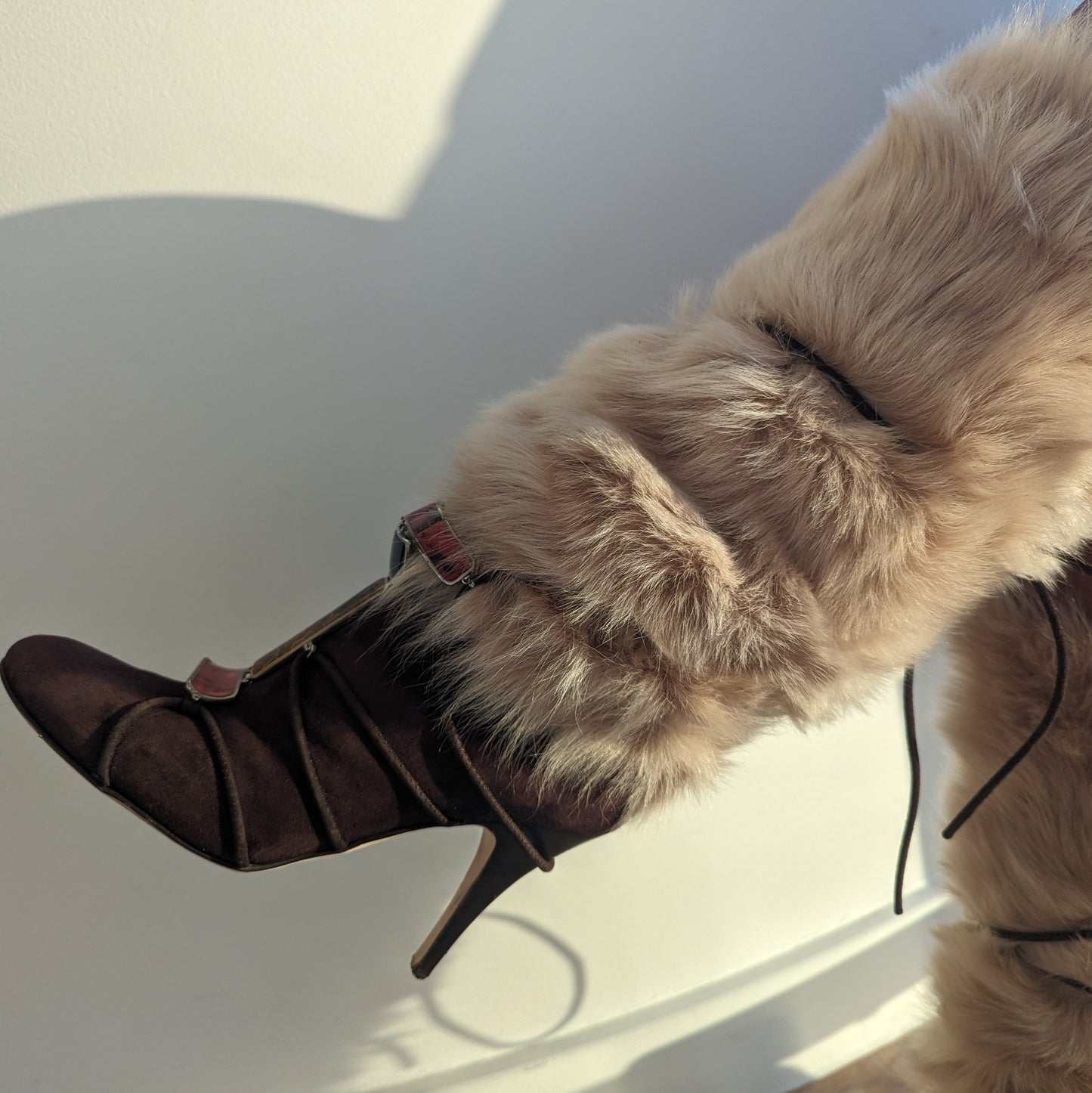 Bottes Giuseppe Zanotti en fourrure - EU40|7UK|9US
