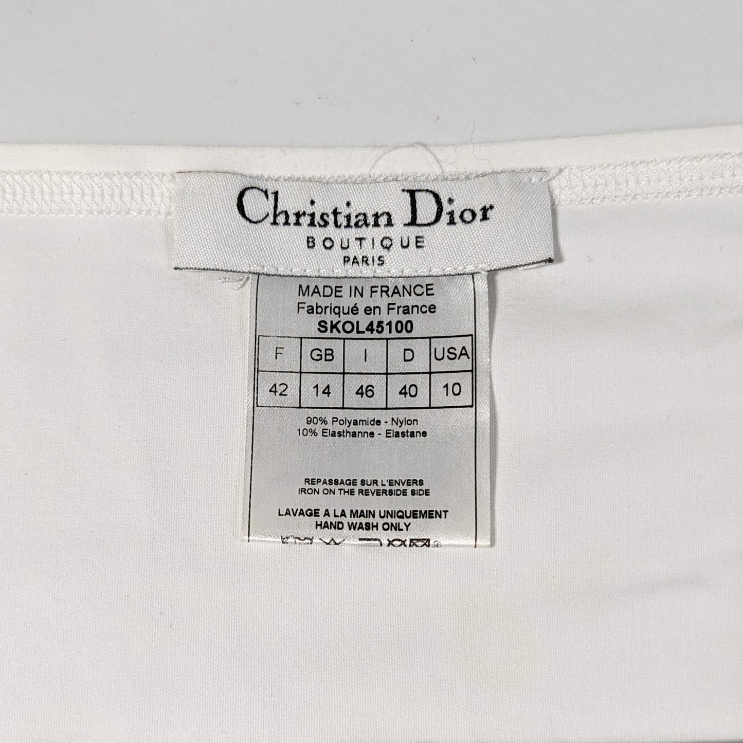 Ensemble jogging Dior par Galliano blanc