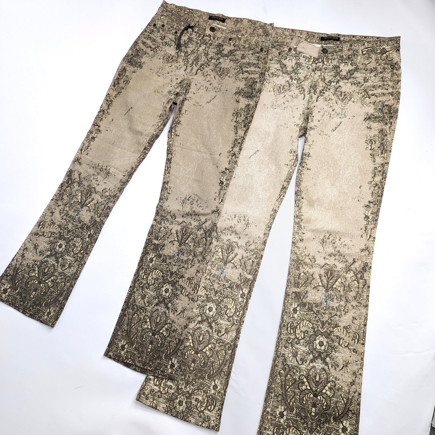 Jeans Roberto Cavalli motif "broderie"- S