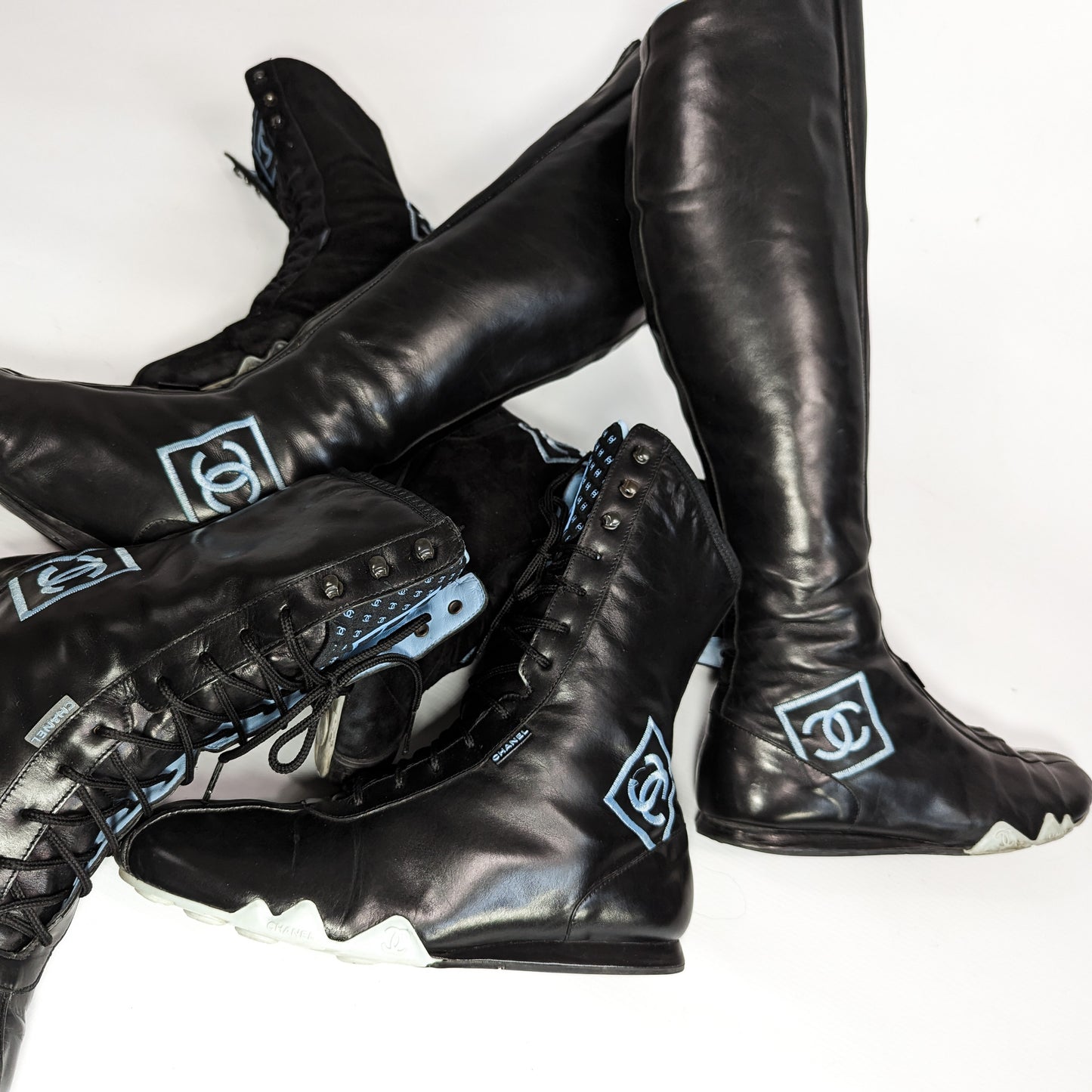 Bottes logo Chanel - EU37|4UK|6US